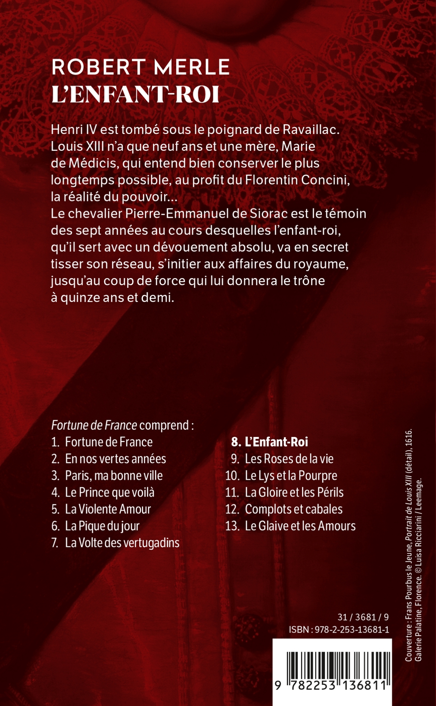 L'Enfant Roi (Fortune de France, Tome 8) - Robert Merle - LGF