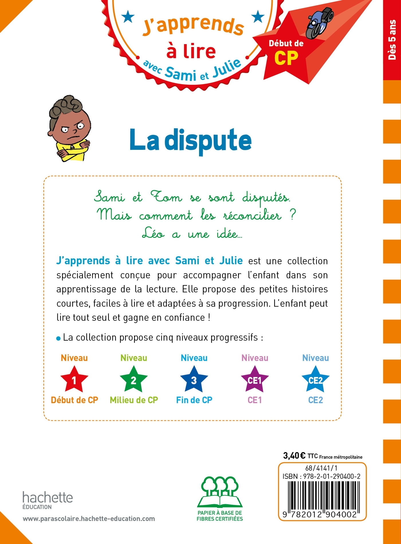 Sami et Julie CP Niveau 1 La dispute - Emmanuelle Massonaud, Thérèse Bonté - HACHETTE EDUC