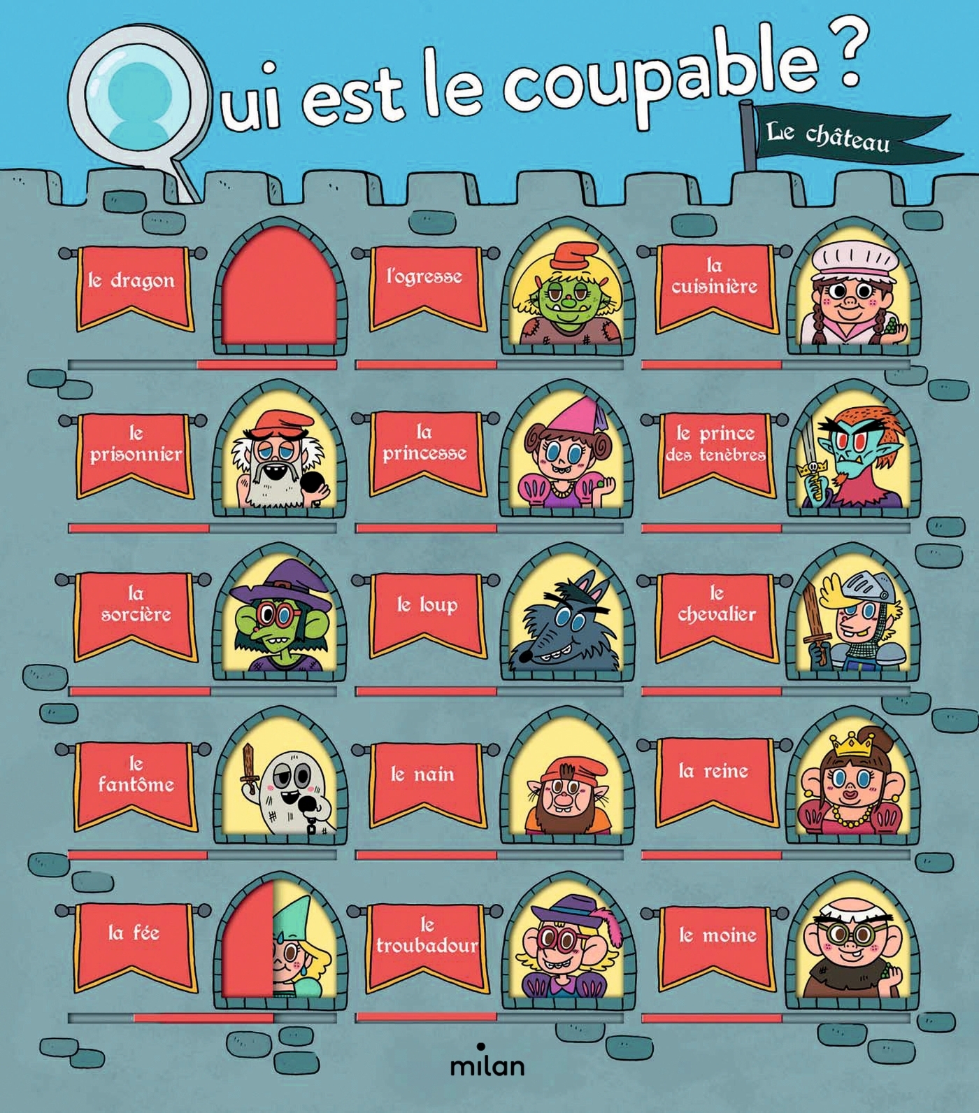 Qui est le coupable ? Le château - Pascal Prévôt,  Didchocolatine - MILAN