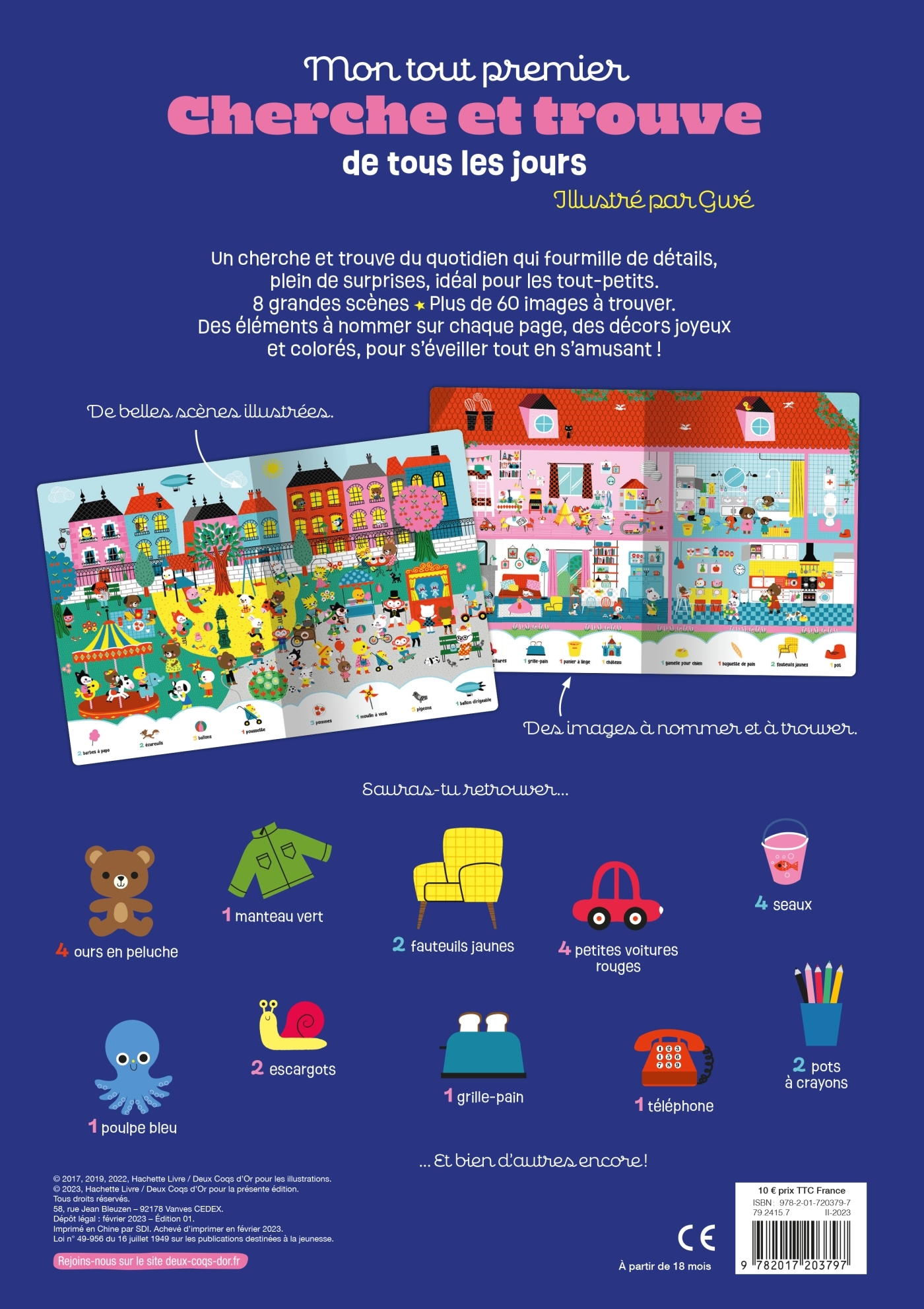 Mon tout premier cherche et trouve de tous les jours -  Gwé - DEUX COQS D OR