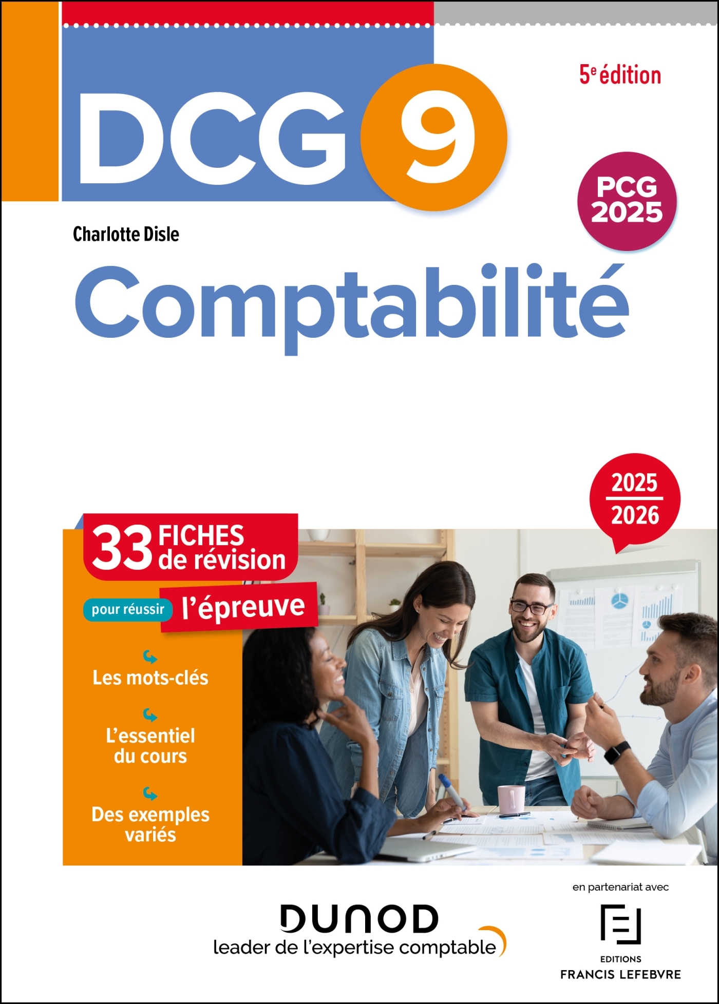 DCG 9 - COMPTABILITÉ - FICHES - 5E ÉD. - Charlotte Disle - DUNOD