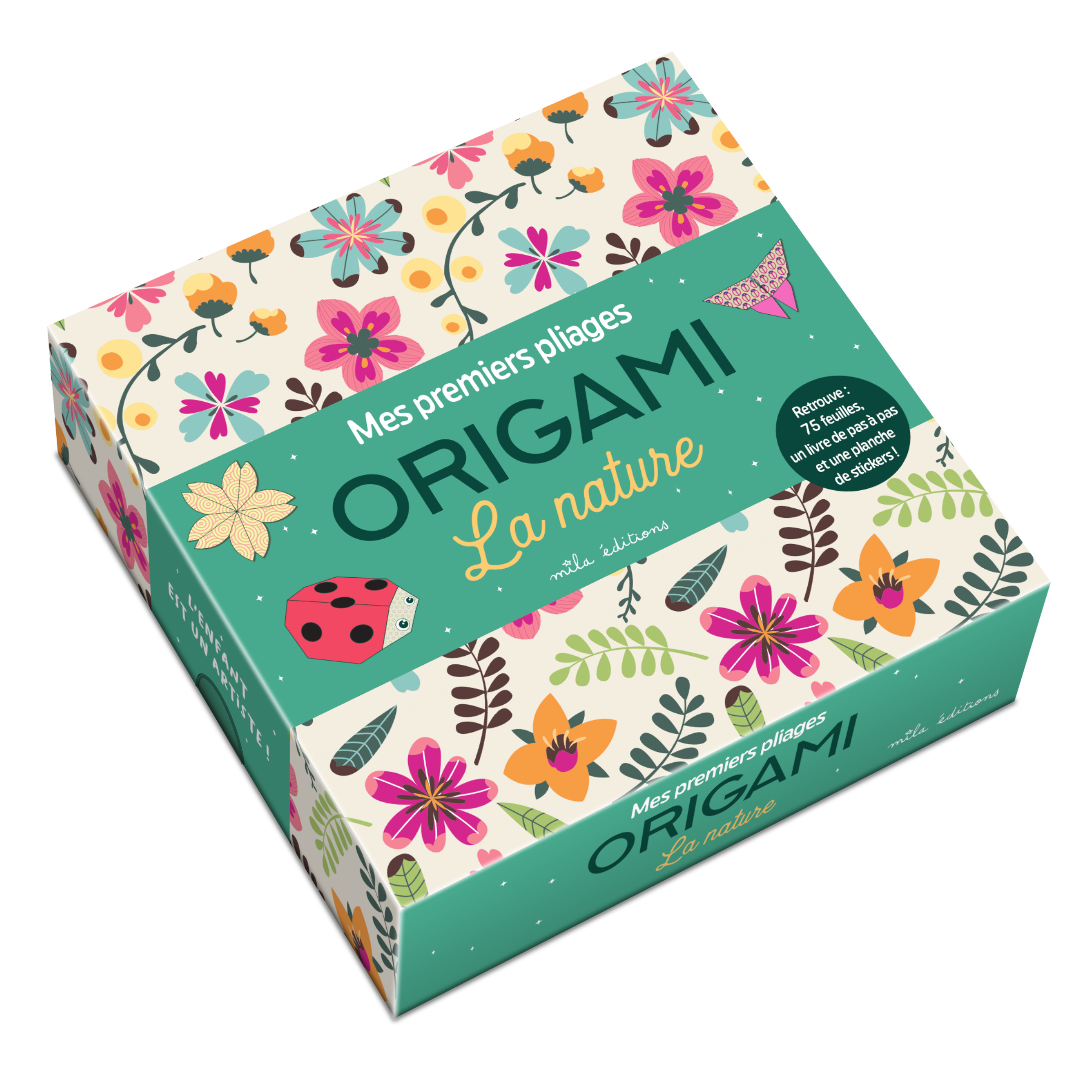 Origami - La nature - Mes premiers pliages (coffret) -  Collectif - MILA