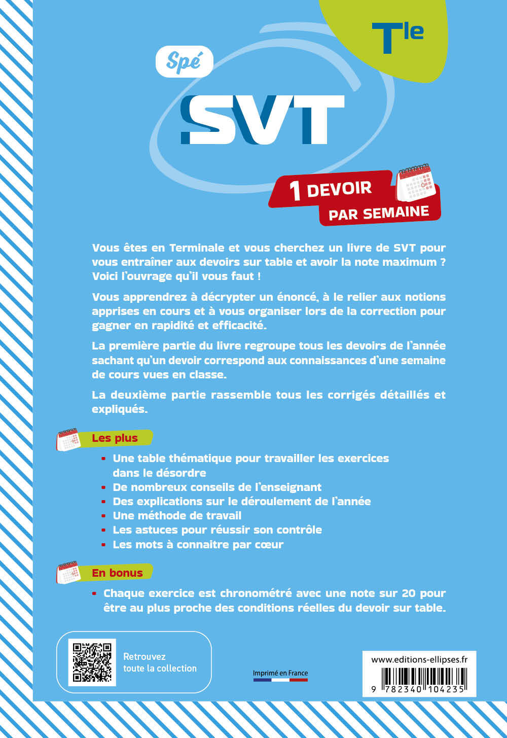 Spé SVT - Terminale - Marine Thibault - ELLIPSES