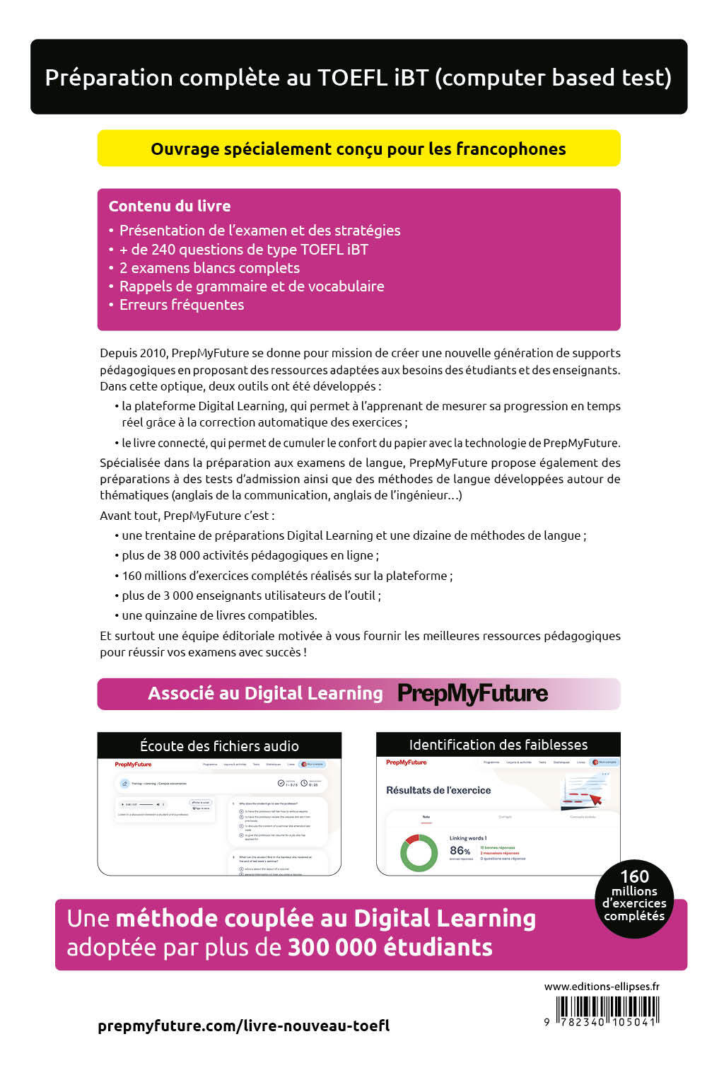 200% TOEFL iBT -  PREPMYFUTURE - ELLIPSES