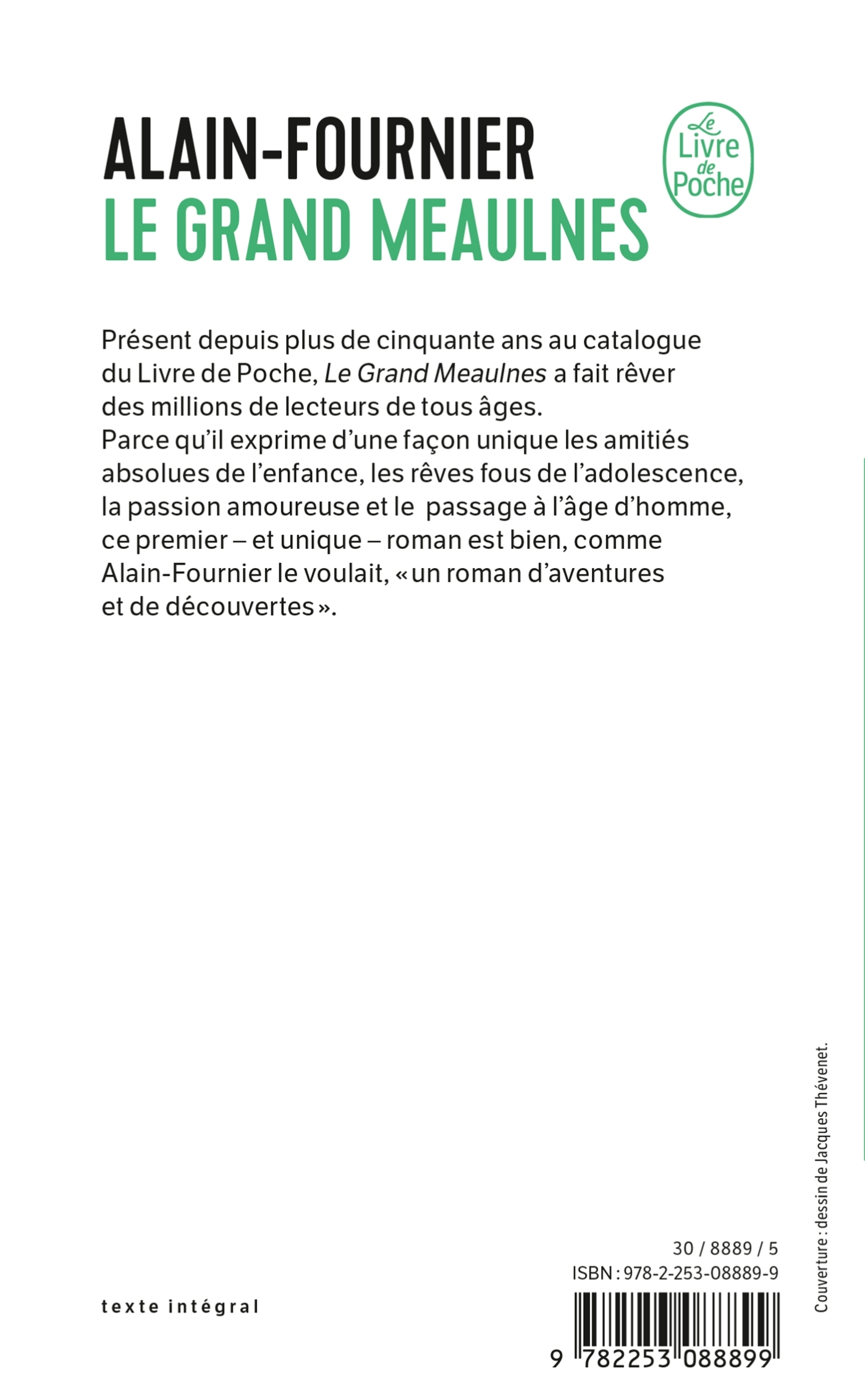 Le Grand Meaulnes - Edition Collège -  Alain-Fournier - LGF