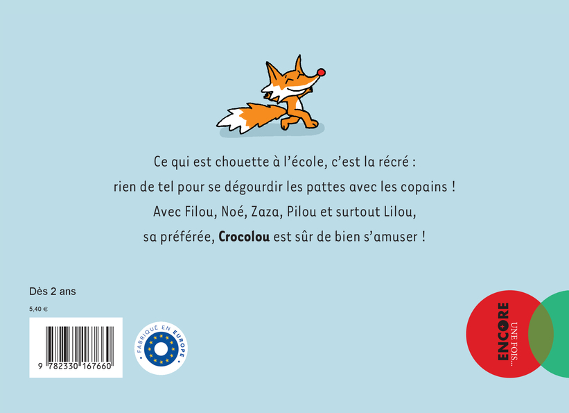 Crocolou à l'école - Ophélie Texier - ACTES SUD