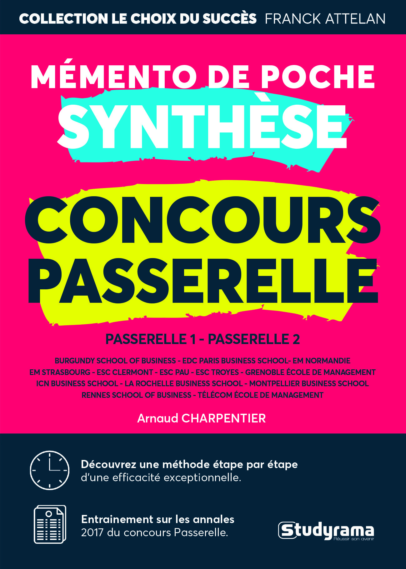 Mémento de poche synthèse concours passerelle - Arnaud Charpentier - STUDYRAMA