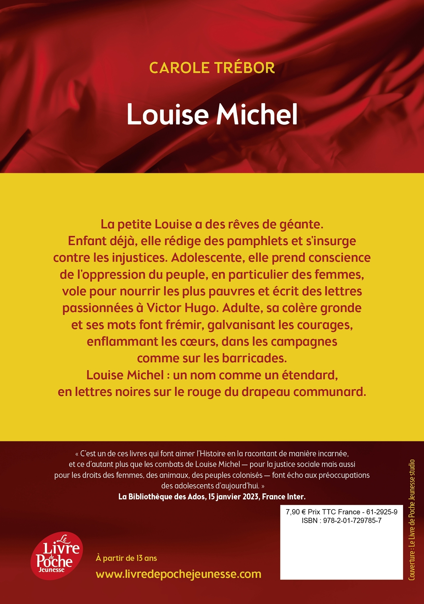 Louise Michel - Carole Trébor - POCHE JEUNESSE