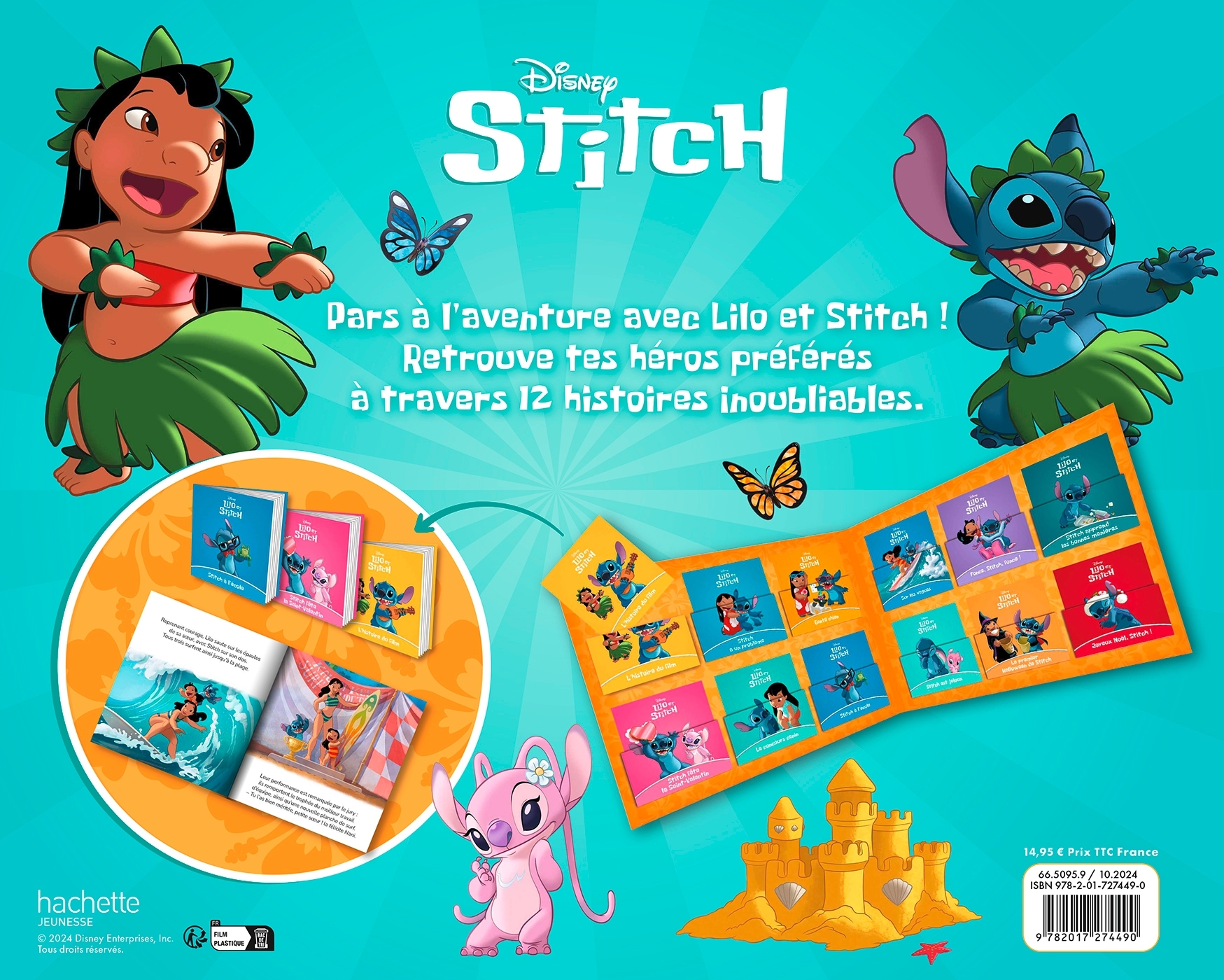 STITCH - Coffret - Les 12 livres de ton héros - Disney - XXX - DISNEY HACHETTE