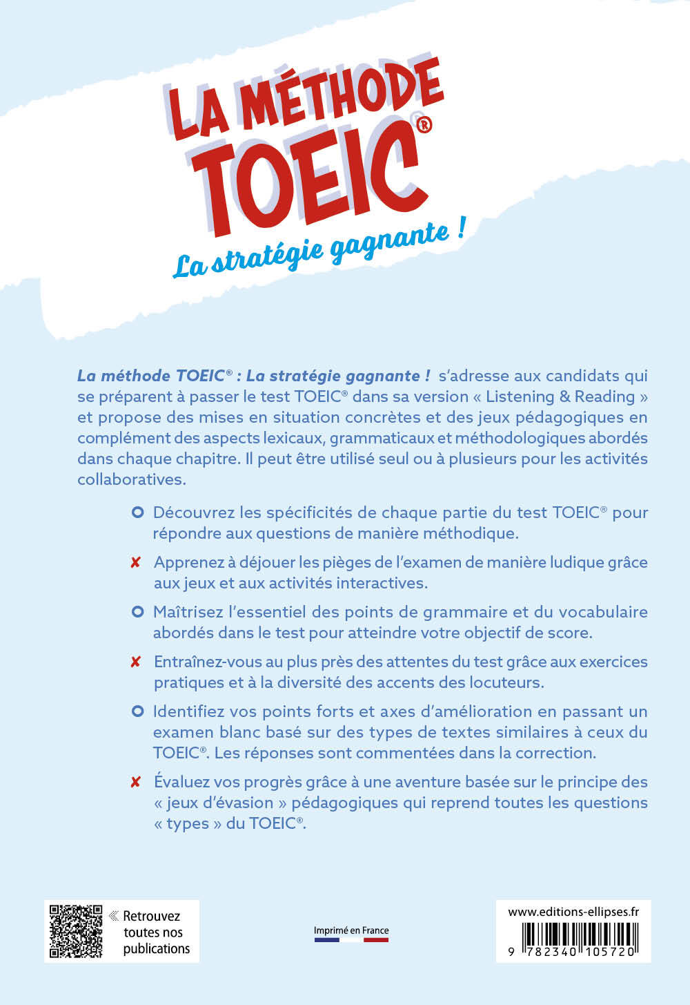 La méthode TOEIC - Pierre-Emile Lapérine - ELLIPSES