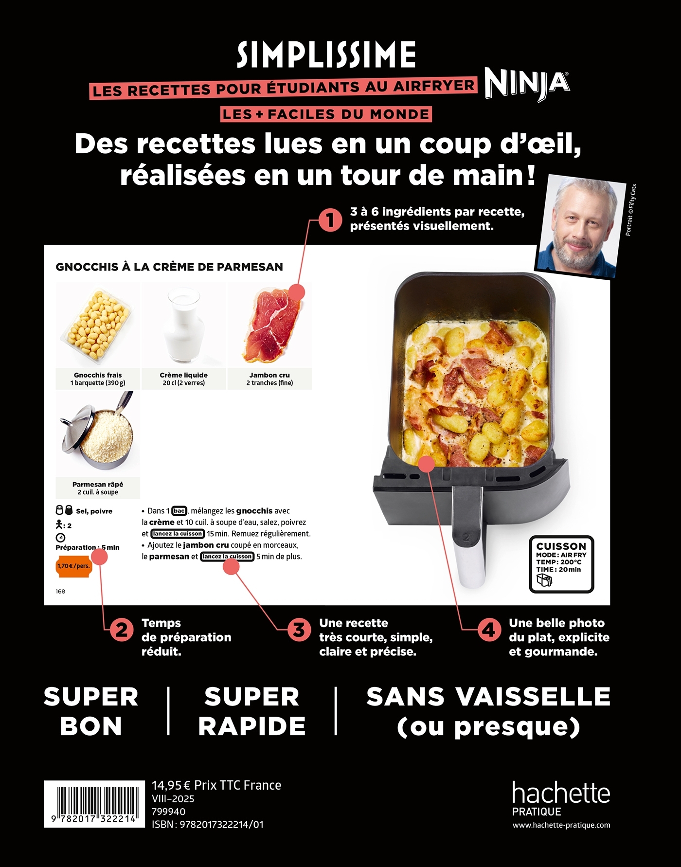 Simplissime Air fryer Ninja Etudiants - Jean-François Mallet - HACHETTE PRAT