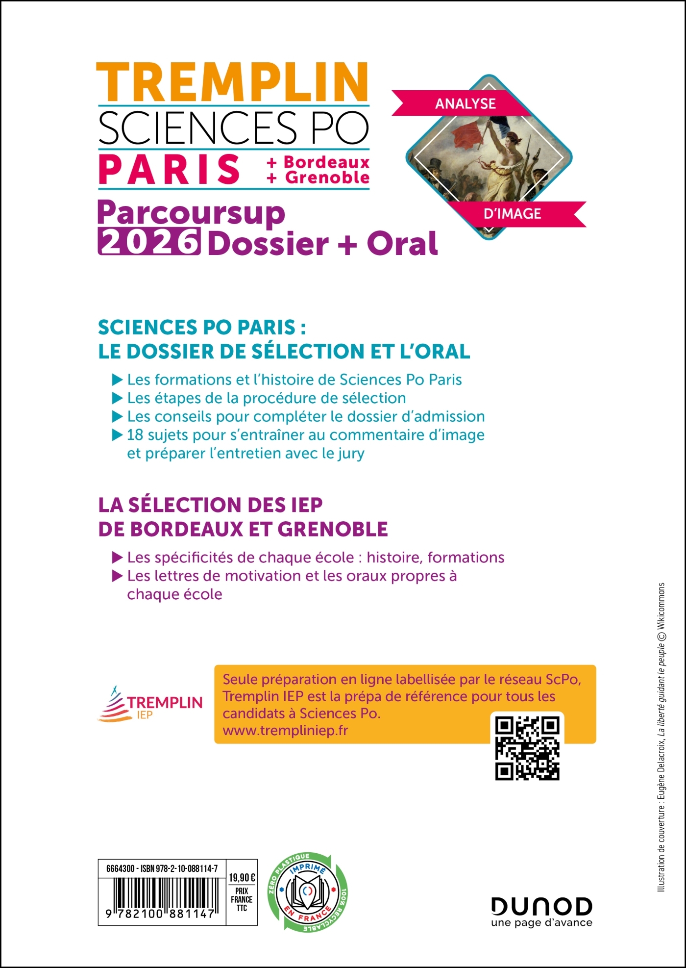 Tremplin Sciences Po Paris, Bordeaux, Grenoble 2026 - Florent Vandepitte, Pierre-Emmanuel Guigo - DUNOD