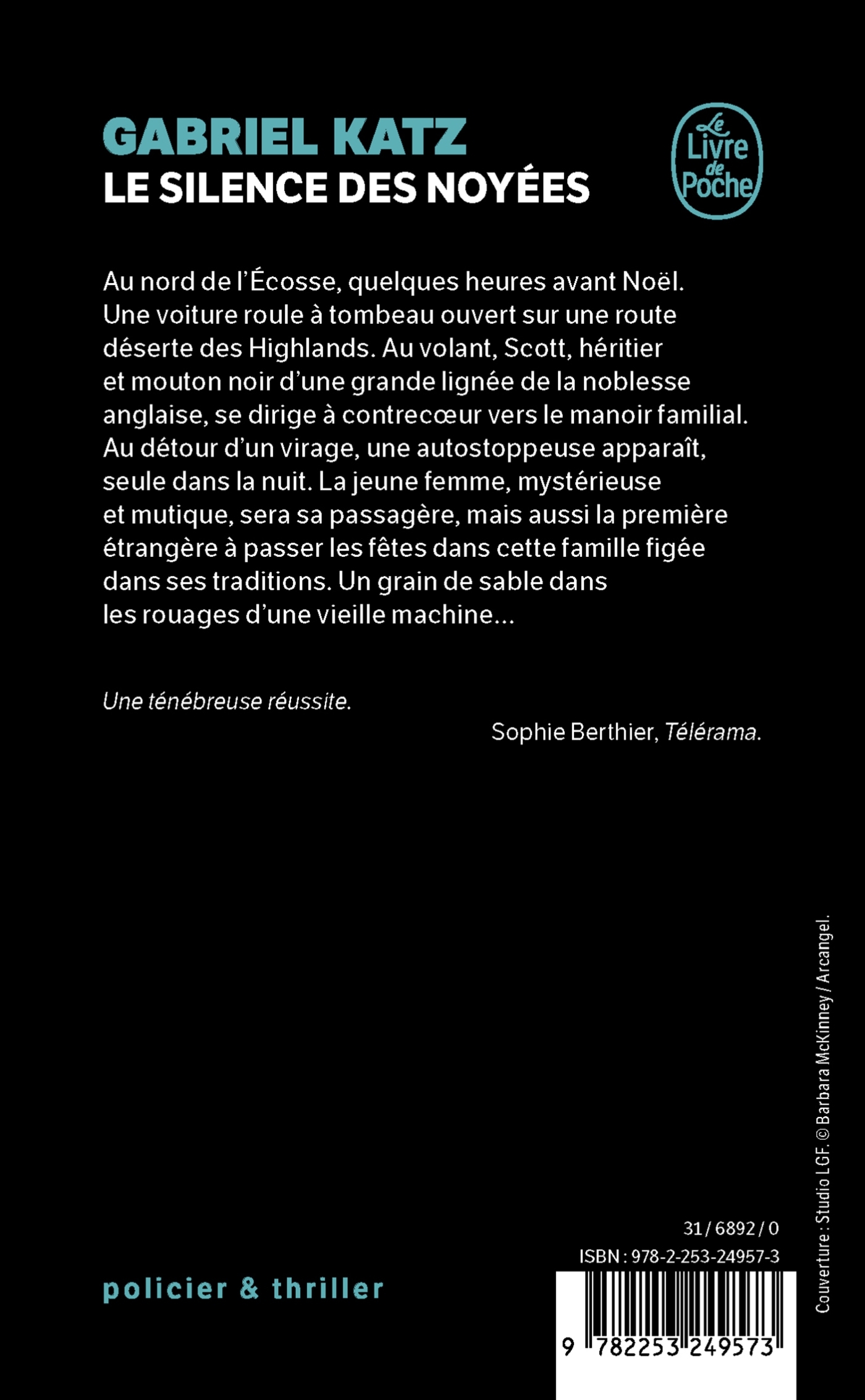 Le Silence des noyées - Gabriel Katz - LGF