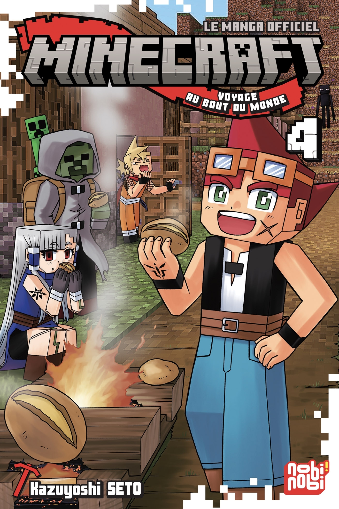 Minecraft, le manga officiel - Voyage au bout du monde T04 -  - NOBI NOBI