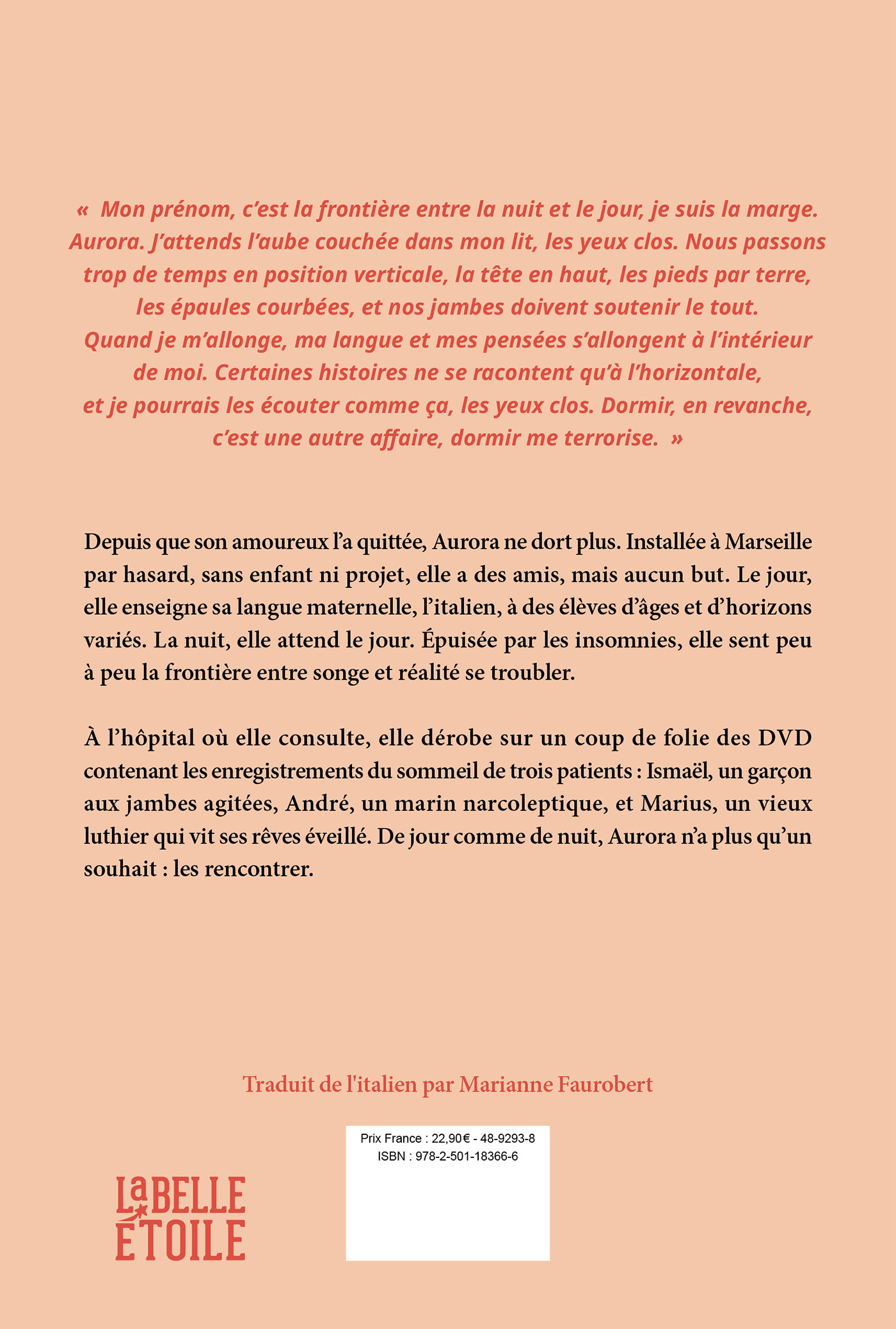 La ronde des insomniaques - Arianna Cecconi - HACHETTE FICTIO