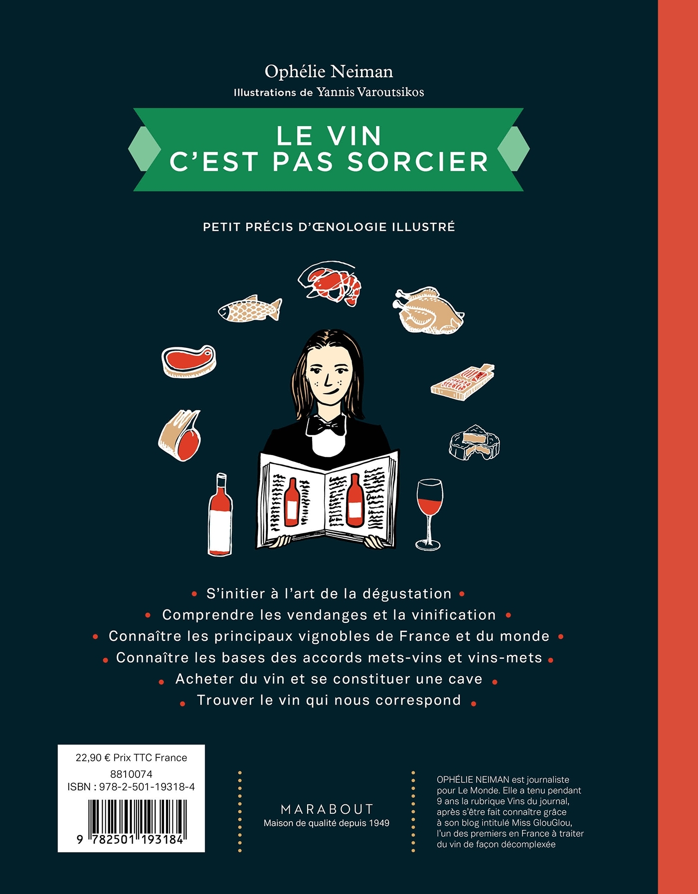 Le vin c'est pas sorcier - Ophélie Neiman - MARABOUT