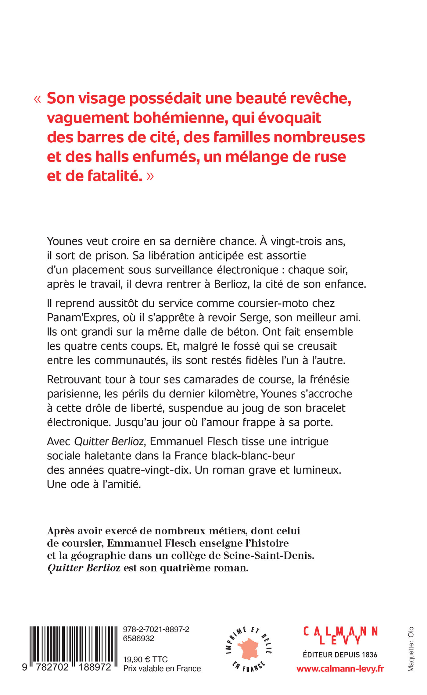 Quitter Berlioz - Emmanuel Flesch - CALMANN-LEVY