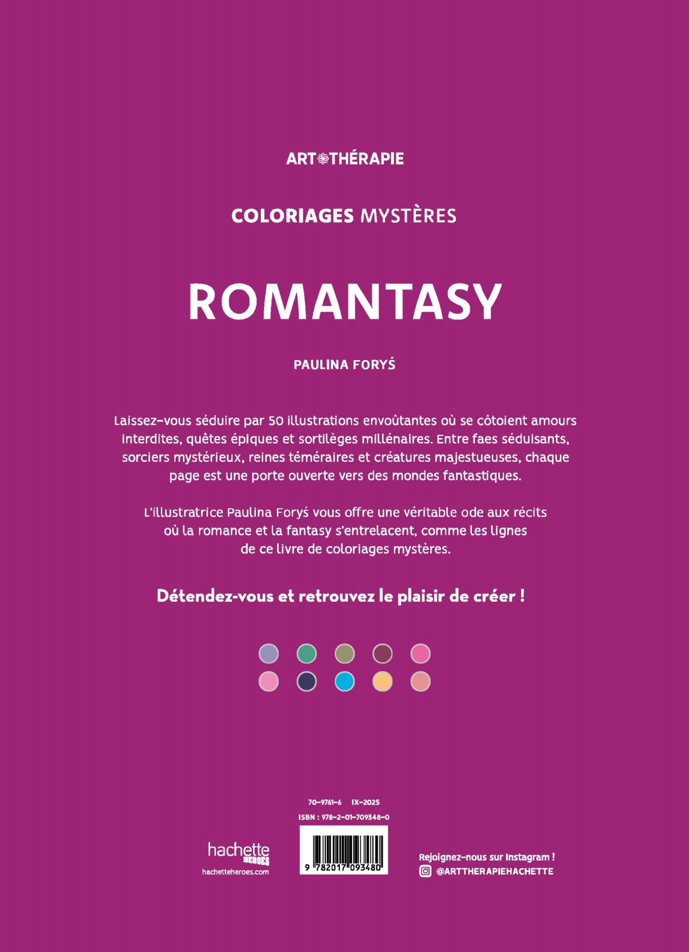Coloriages mystères - Romantasy -  - HACHETTE HEROES