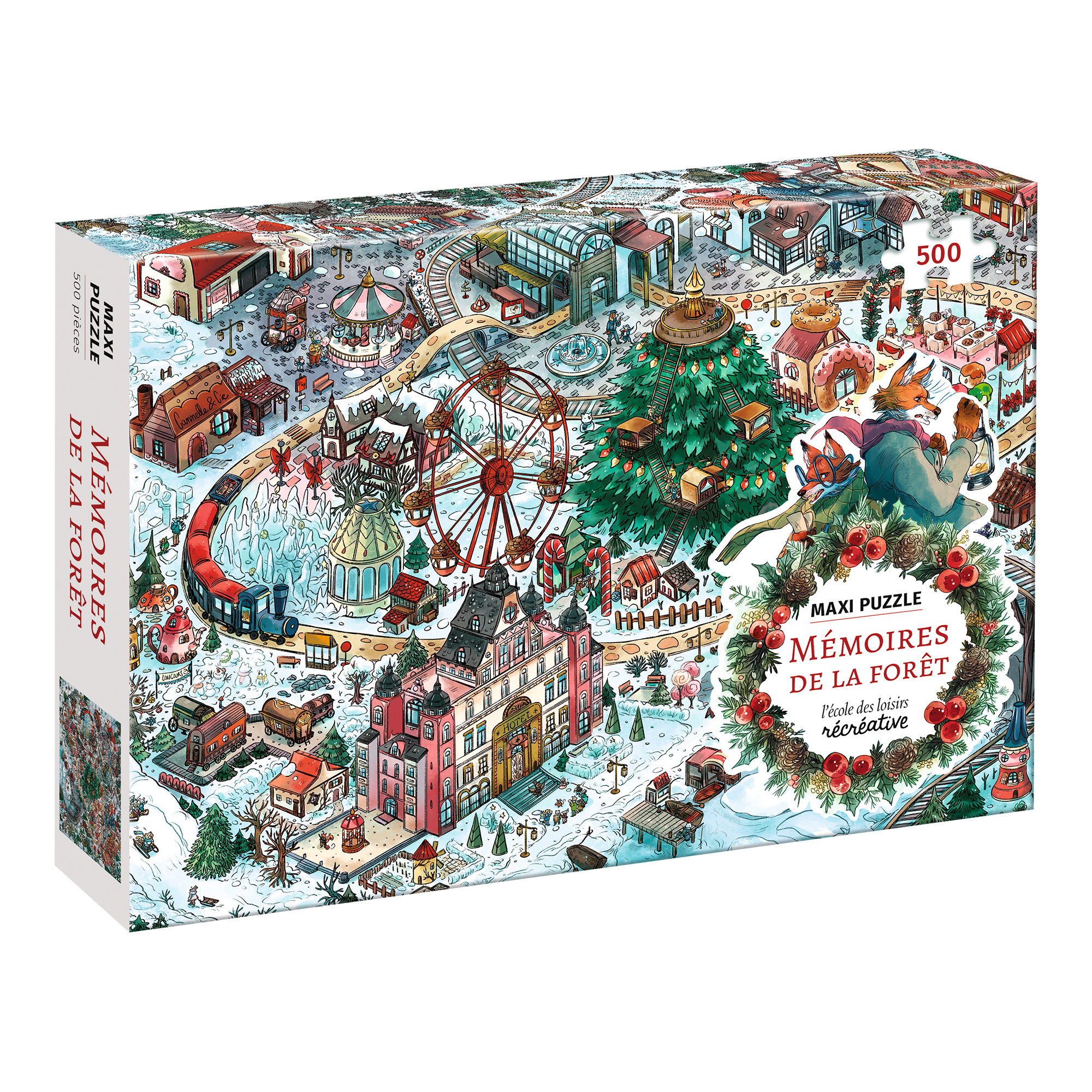 Puzzle collector Mémoires de la forêt (Hiver 500 pièces) - Mickaël Brun-Arnaud - EDL