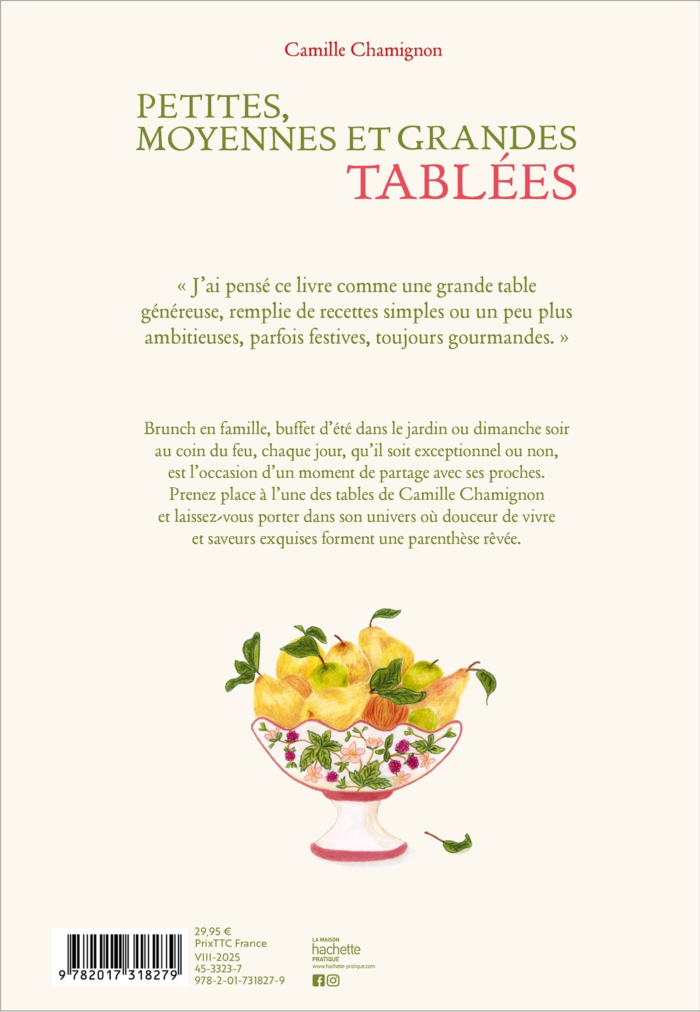 Petites, moyennes et grandes tablées - Camille Chamignon,   - HACHETTE PRAT