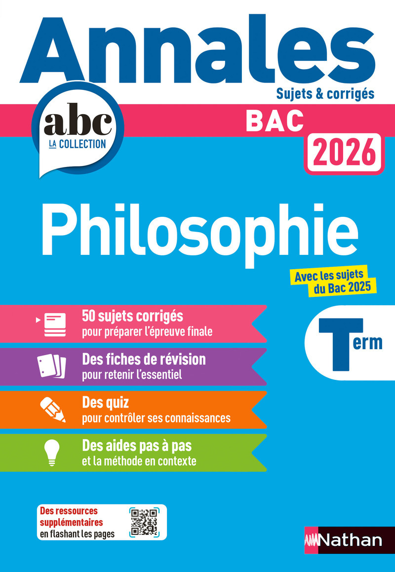 Annales Bac Philosophie 2026 - Gérard Dorozoi, Denis Vanhoutte, Gérard Durozoi - NATHAN