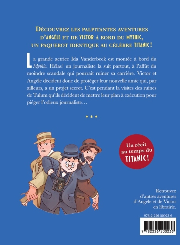 A bord du Mythic, le jumeau du Titanic - tome 4 - Un amour secret - Fabrice Colin - ALBIN MICHEL