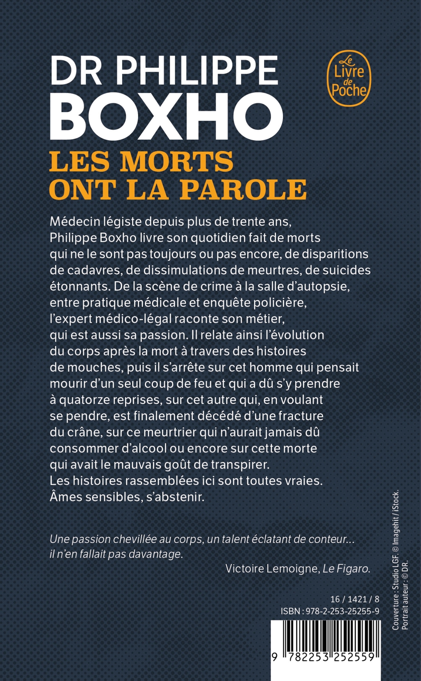 Les Morts ont la parole - Philippe Boxho - LGF