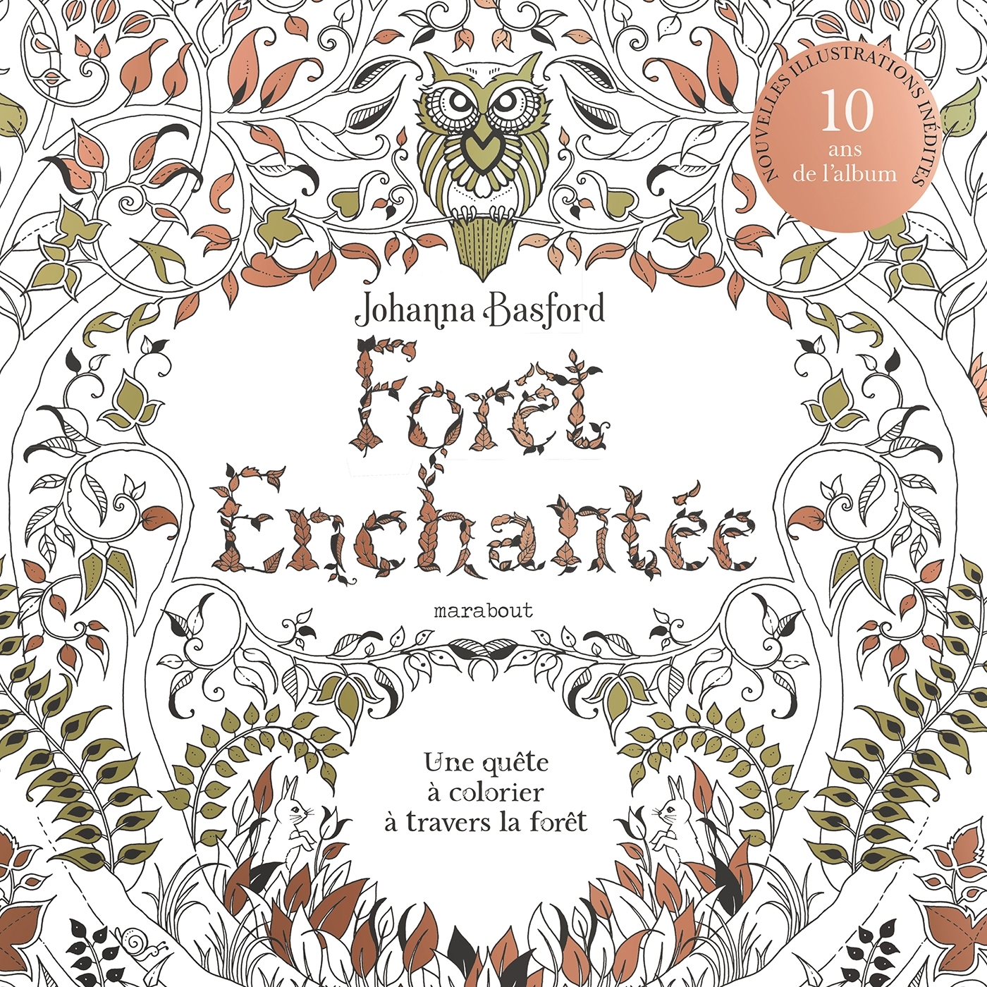 Forêt enchantée - Edition Anniversaire - Johanna Basford - MARABOUT