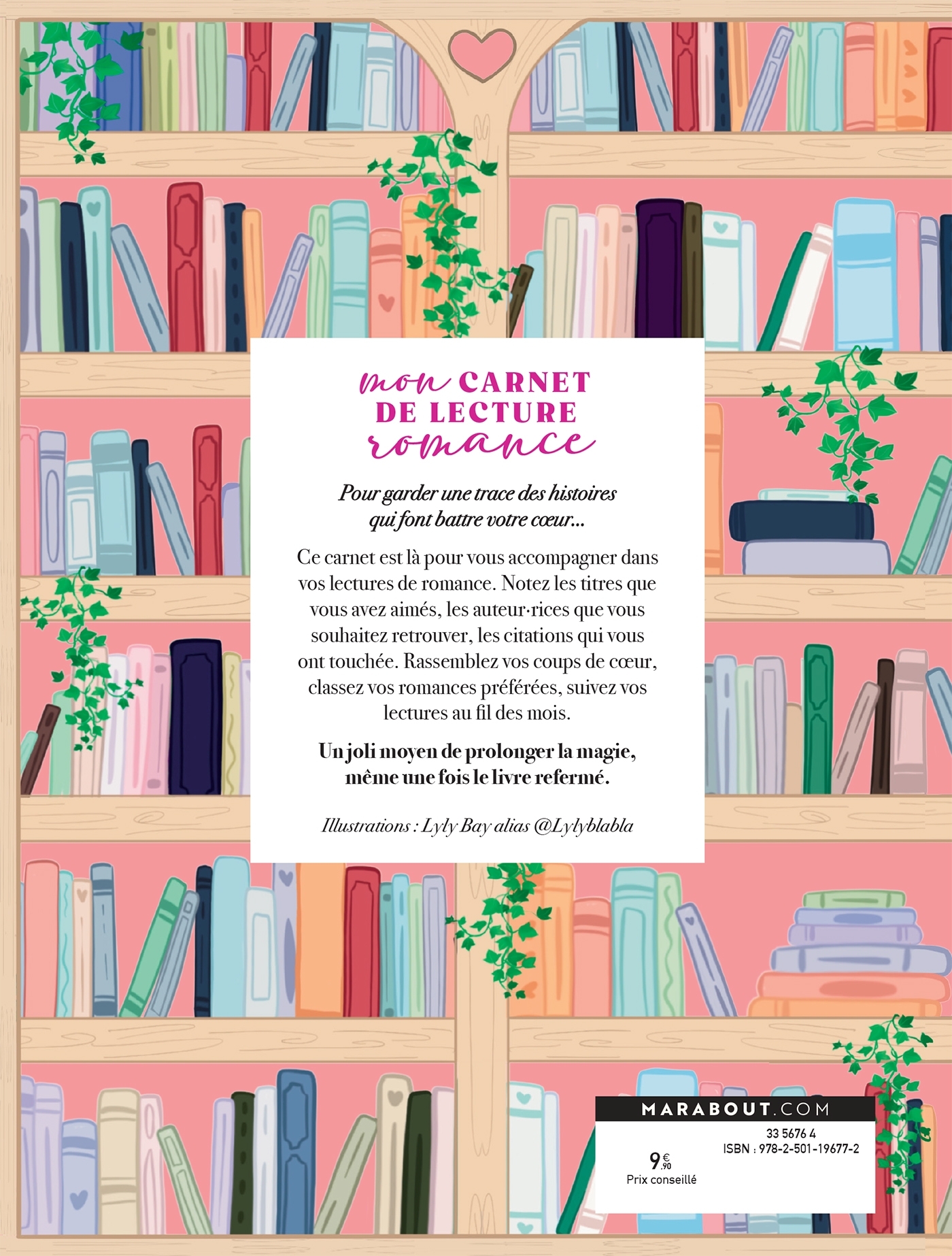 Mon carnet de lecture - Romance -  Lylybay alias Lylyblabla - MARABOUT