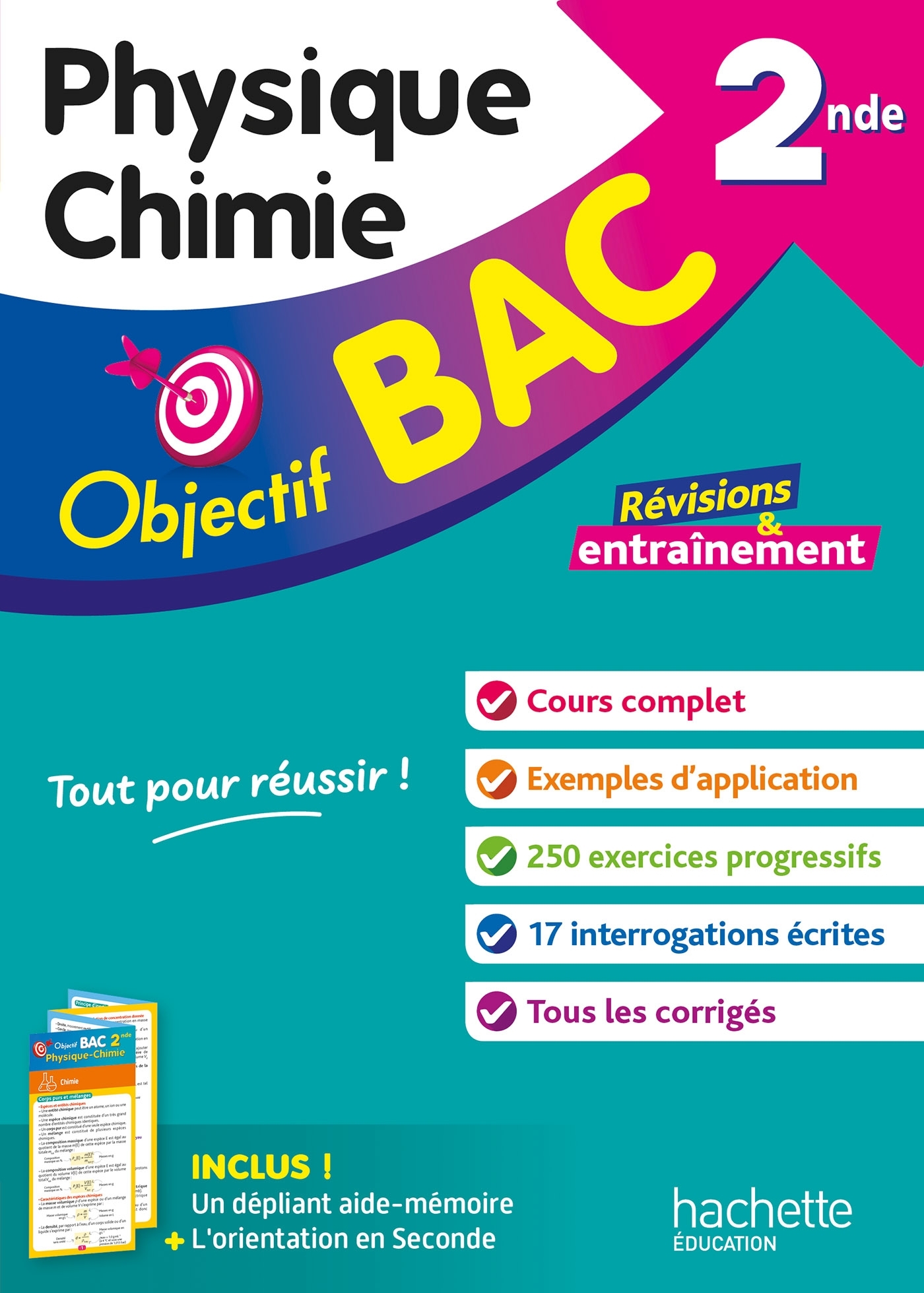 Objectif BAC Physique-Chimie 2nde - Anne Laure Ramon, Nathalie Barde, Michel Barde, Antoine La Piana, Fabrice Ferranti, Laurent Garrabos - HACHETTE EDUC