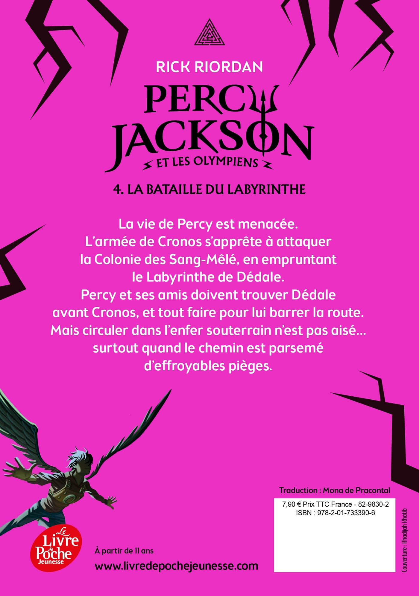 Percy Jackson - Tome 4 - Rick Riordan - POCHE JEUNESSE