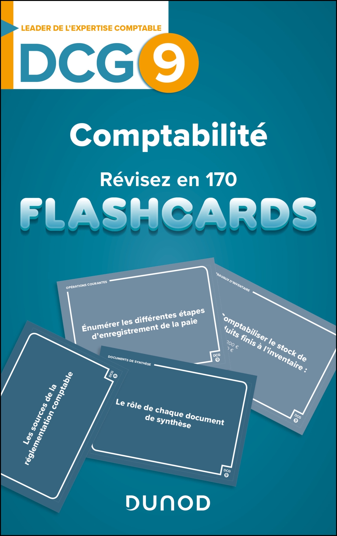 DCG 9 - Comptabilité - révisez en 190 flashcards ! - Audrey Meyer - DUNOD