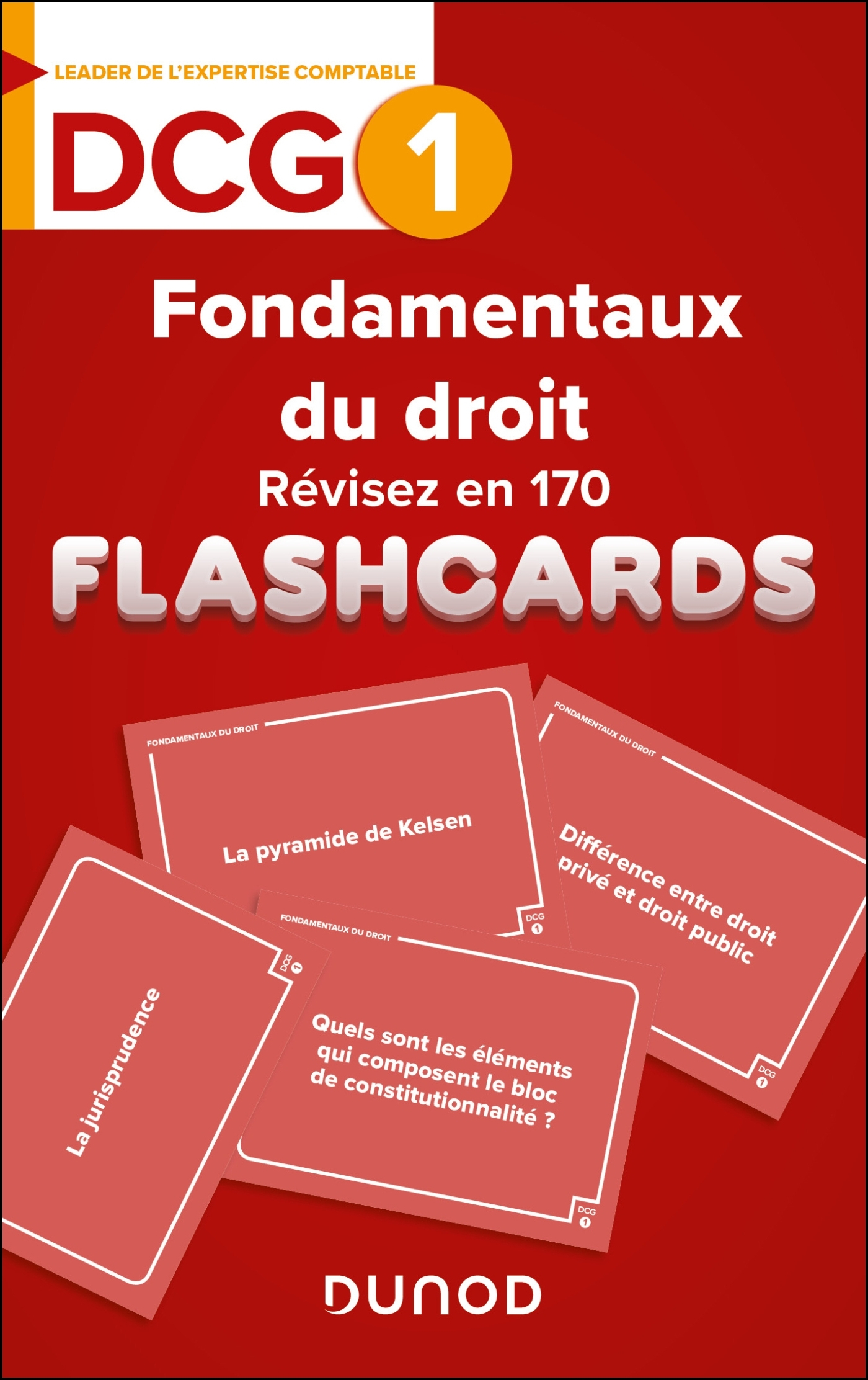 DCG 1 - Fondamentaux du droit - révisez en 190 flashcards ! - Joanna Genovese - DUNOD