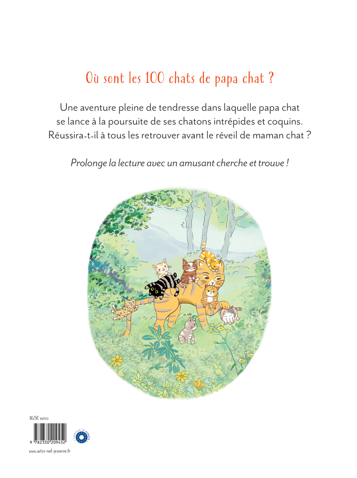 Papa chat cherche ses cent chats - Peggy Nille - ACTES SUD