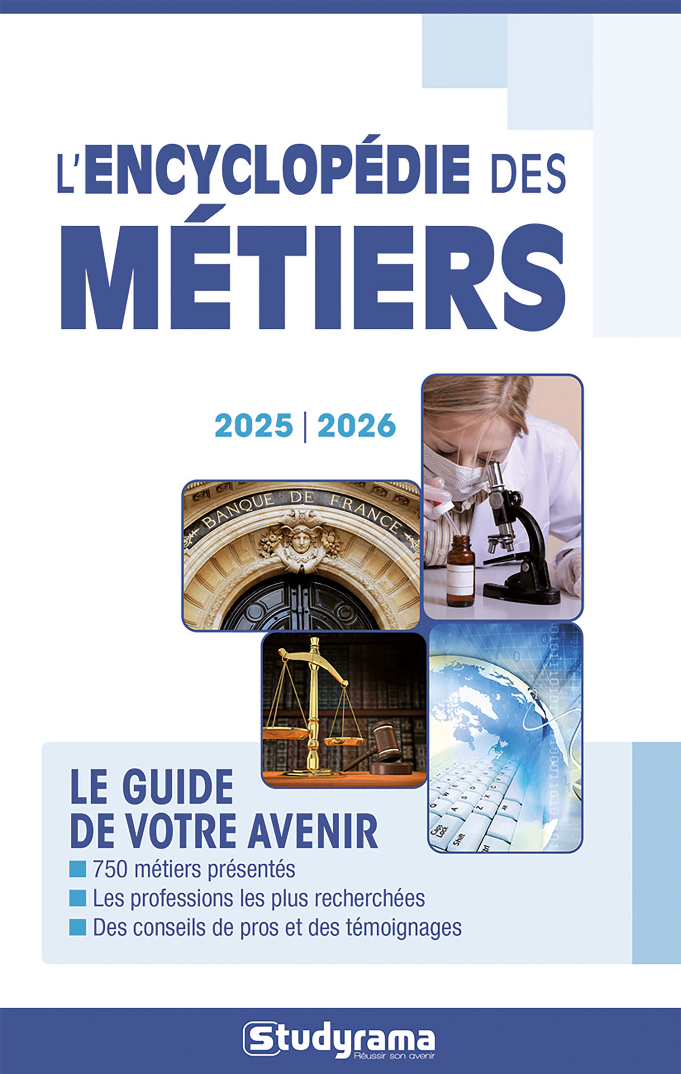 L'encyclopédie des métiers 2025-2026 -  Collectif - STUDYRAMA