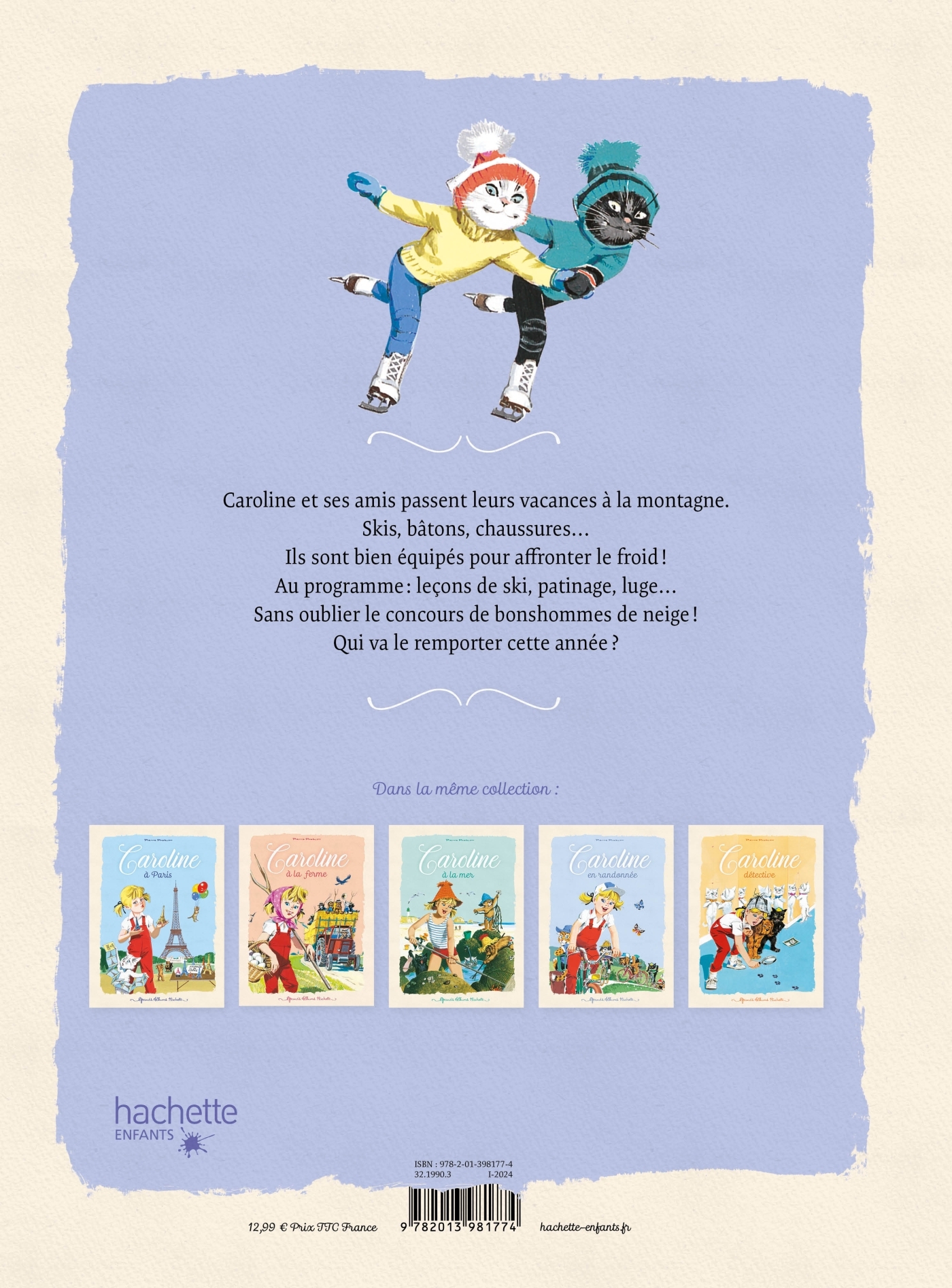 Caroline aux sports d'hiver - Pierre Probst - HACHETTE ENFANT