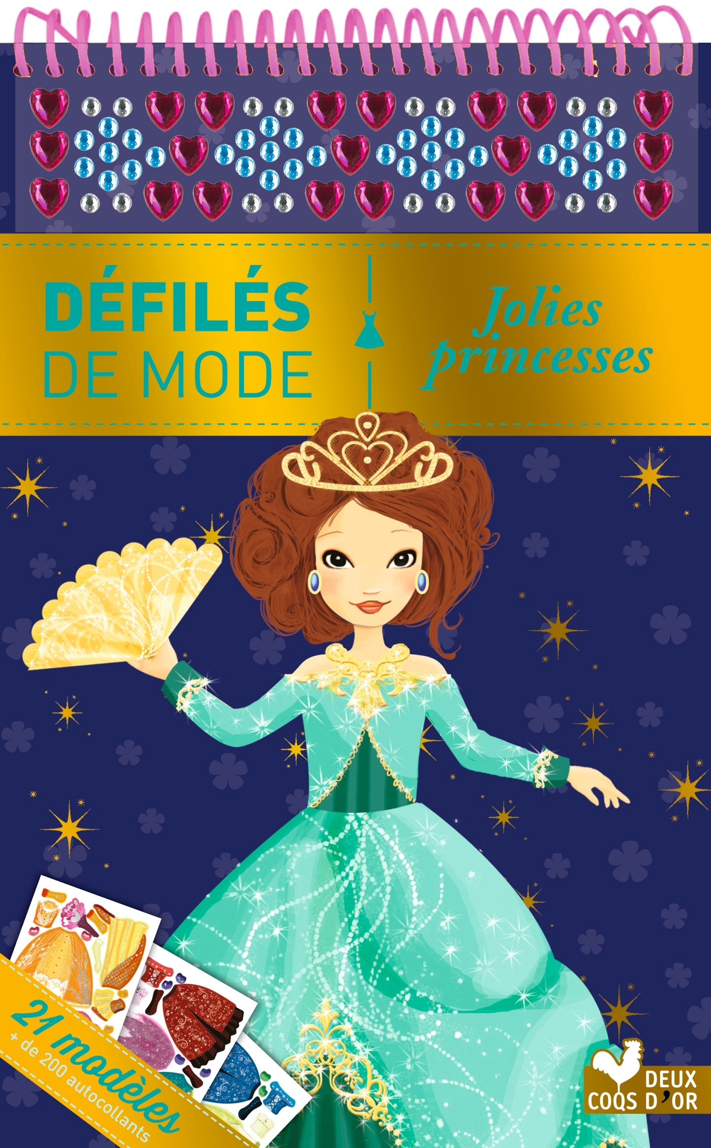 Jolies princesses - livre à spirale - PHELIPON LAURE - DEUX COQS D OR