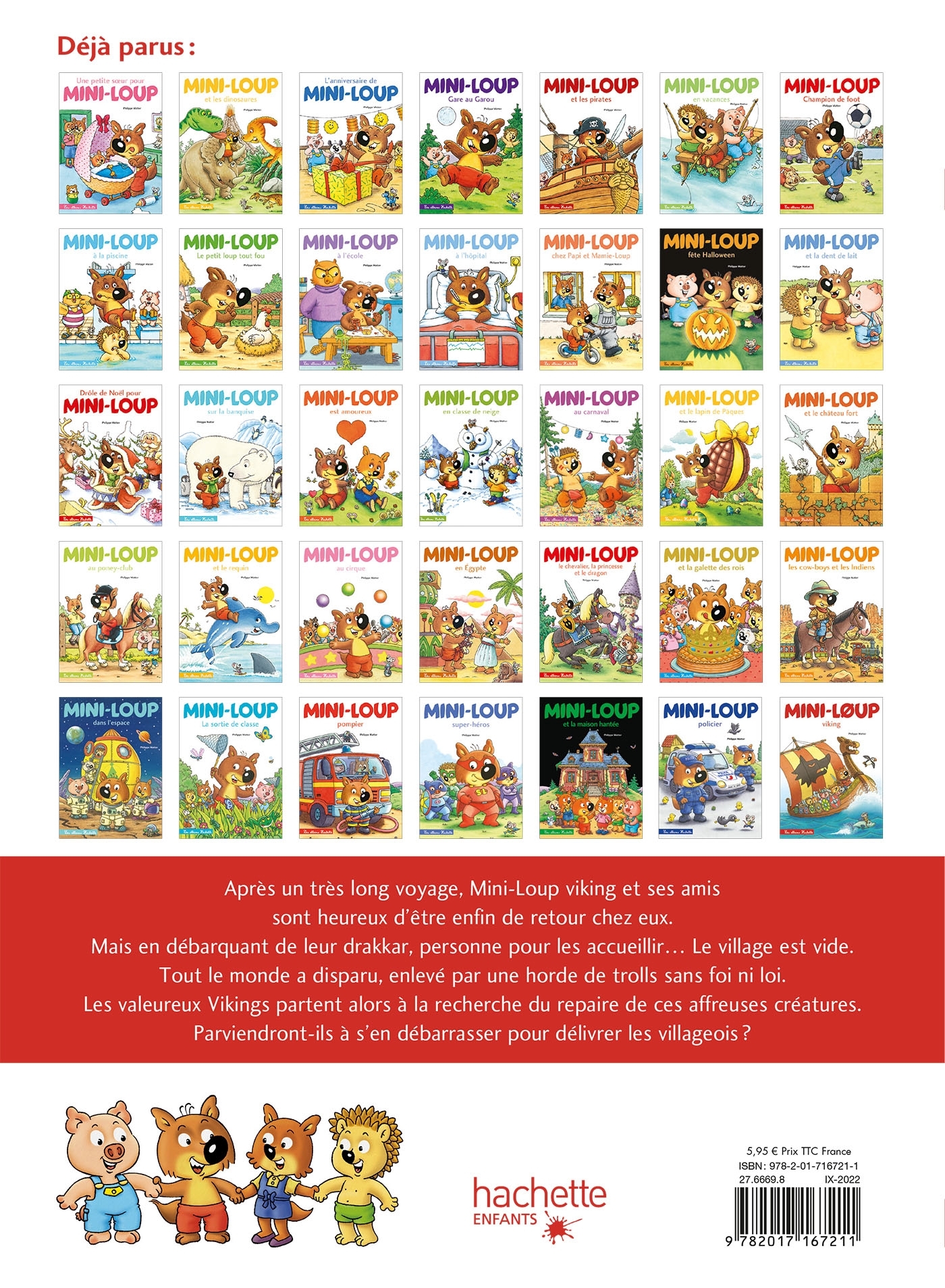 Mini-Loup Viking - Philippe Matter - HACHETTE ENFANT