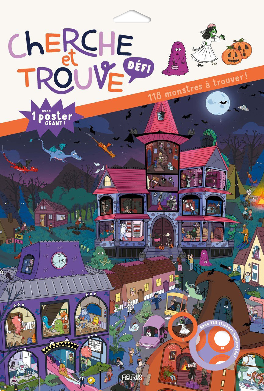 Cherche et trouve - 118 monstres à trouver -  - FLEURUS