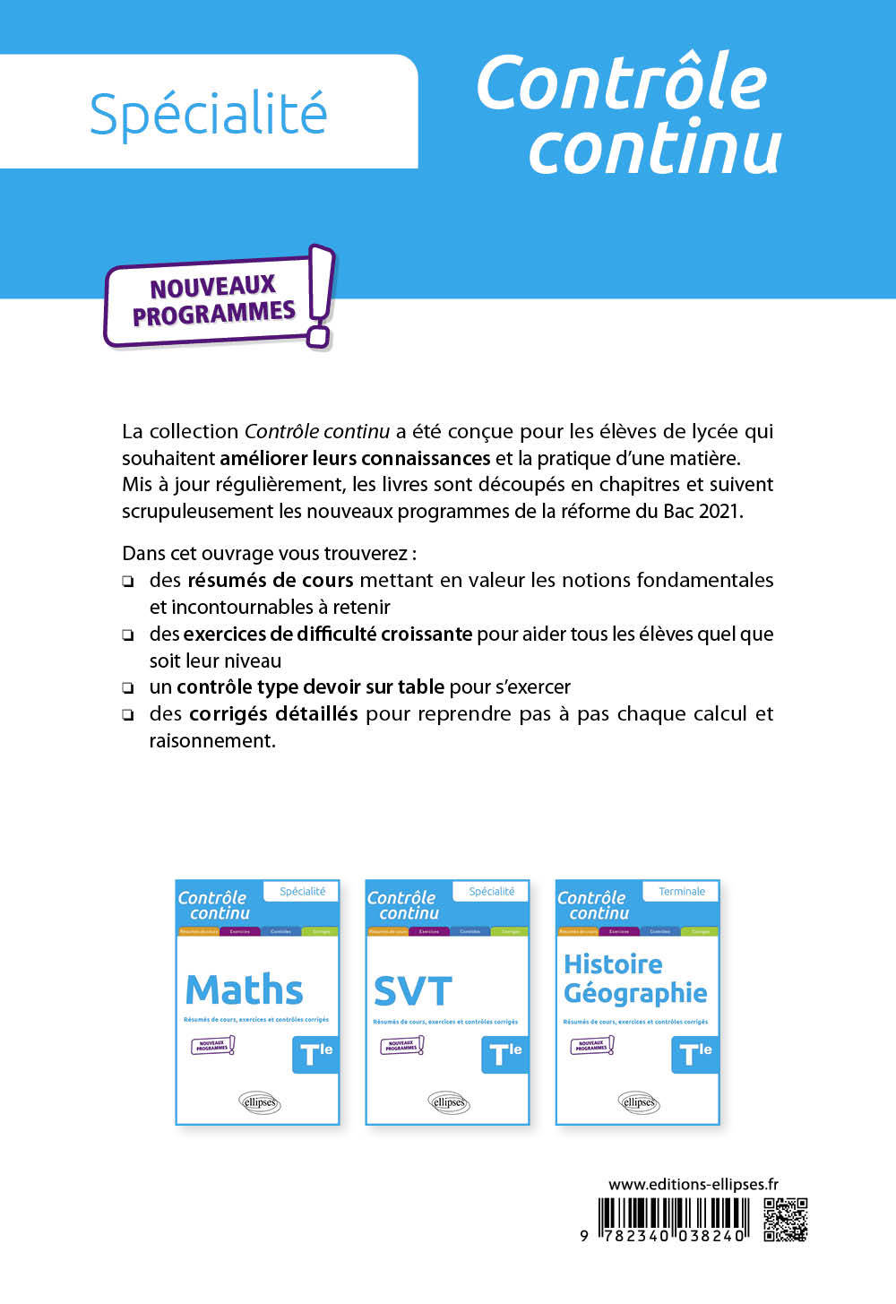 Spécialité Physique-Chimie - Terminale - Nouveaux programmes - Pascal Clavier, Élodie Glowacz - ELLIPSES
