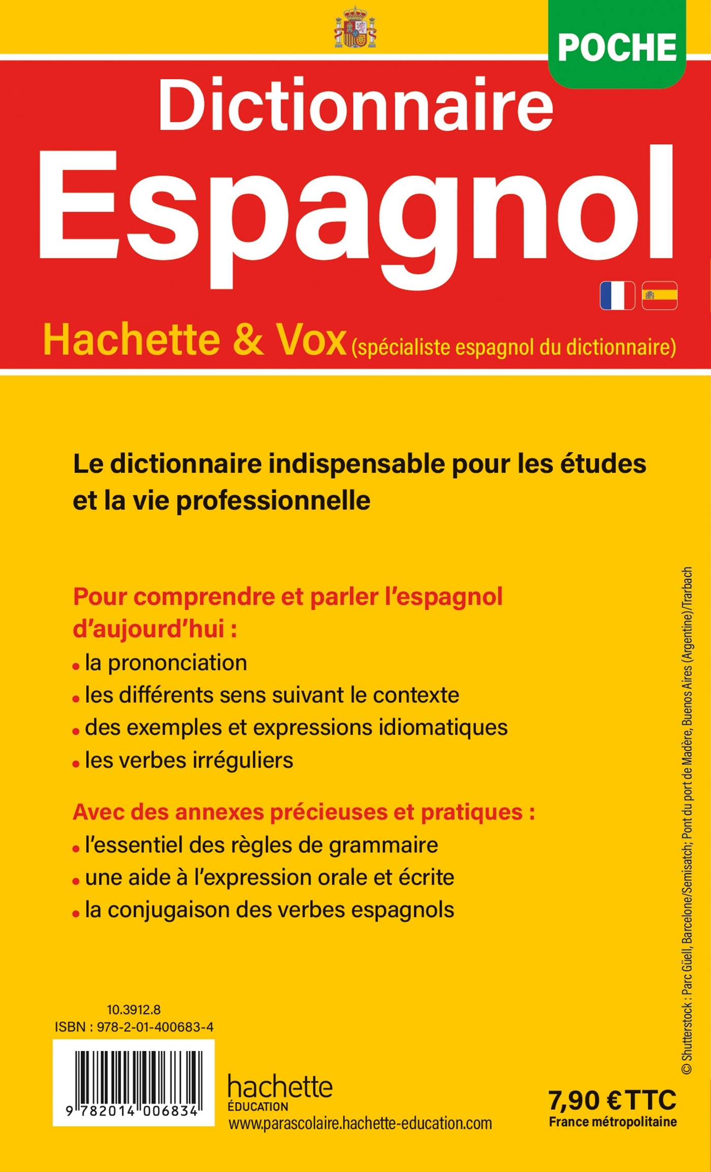 Dictionnaire Hachette Espagnol POCHE -   - HACHETTE EDUC