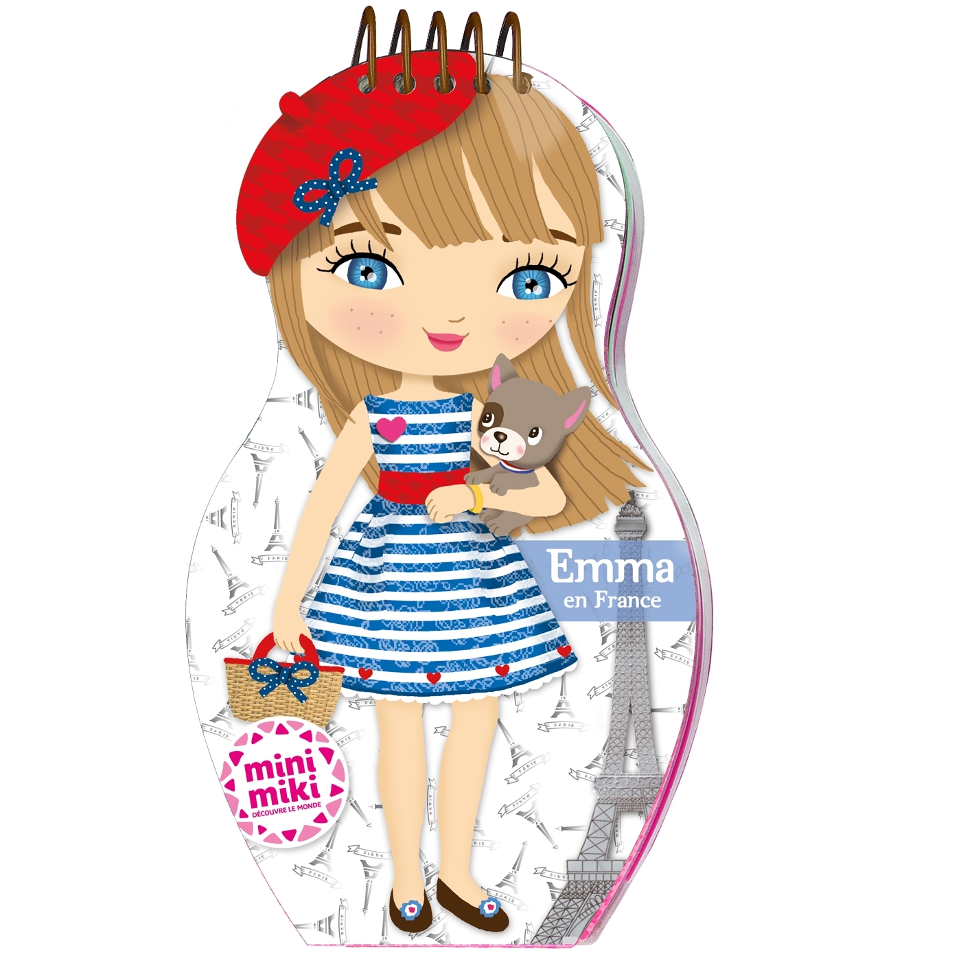 Minimiki - Carnet créatif - Emma en France nouvelle édition - CAMEL JULIE - PLAY BAC