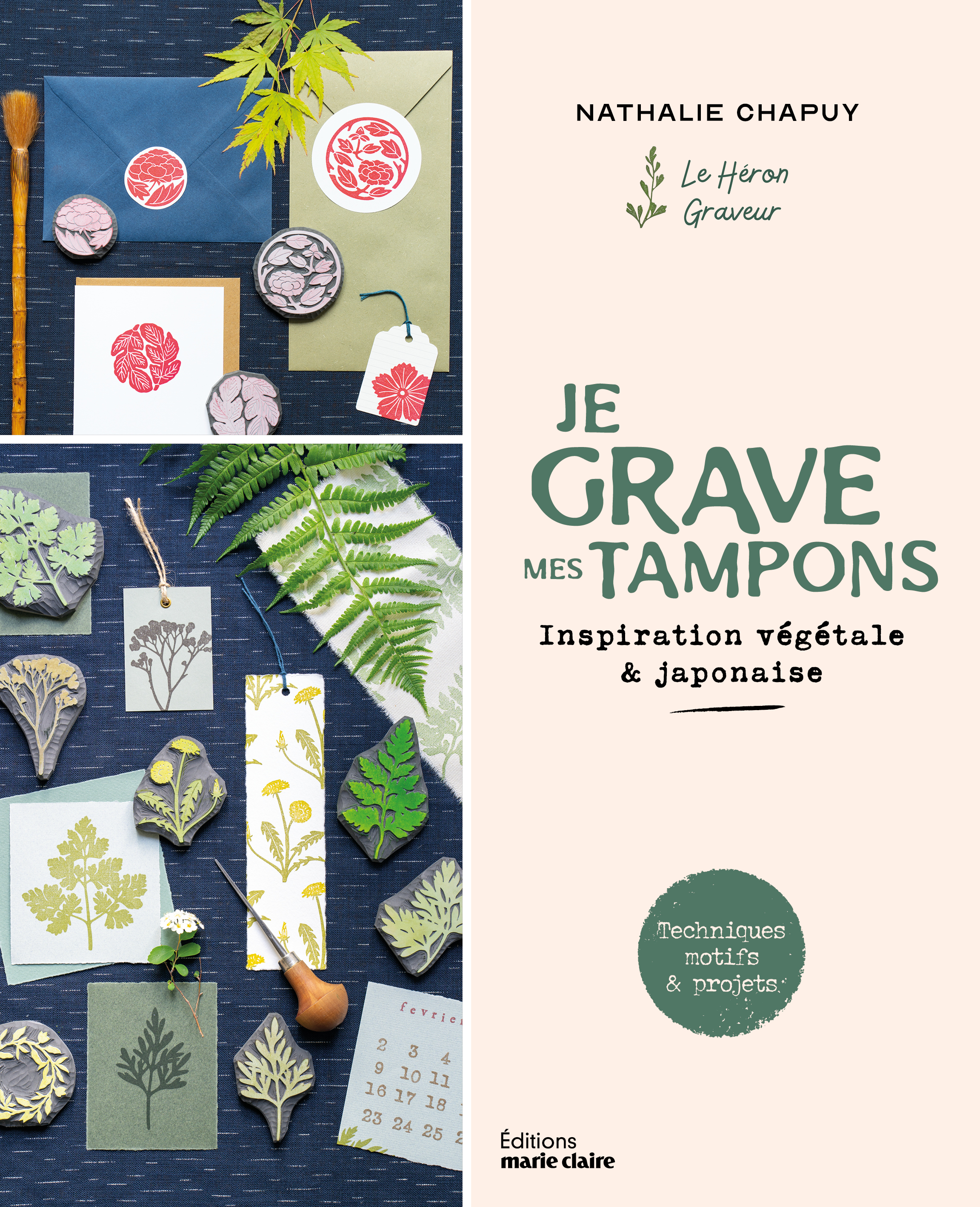 Je grave mes tampons - Nathalie Chapuy - MARIE-CLAIRE