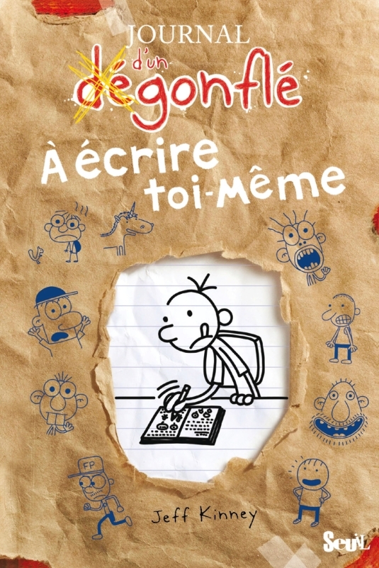 Journal d'un dégonflé à écrire toi-même - Jeff Kinney - SEUIL JEUNESSE
