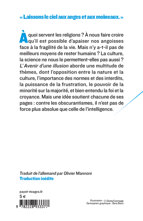 L'avenir d'une illusion - Sigmund Freud - PAYOT