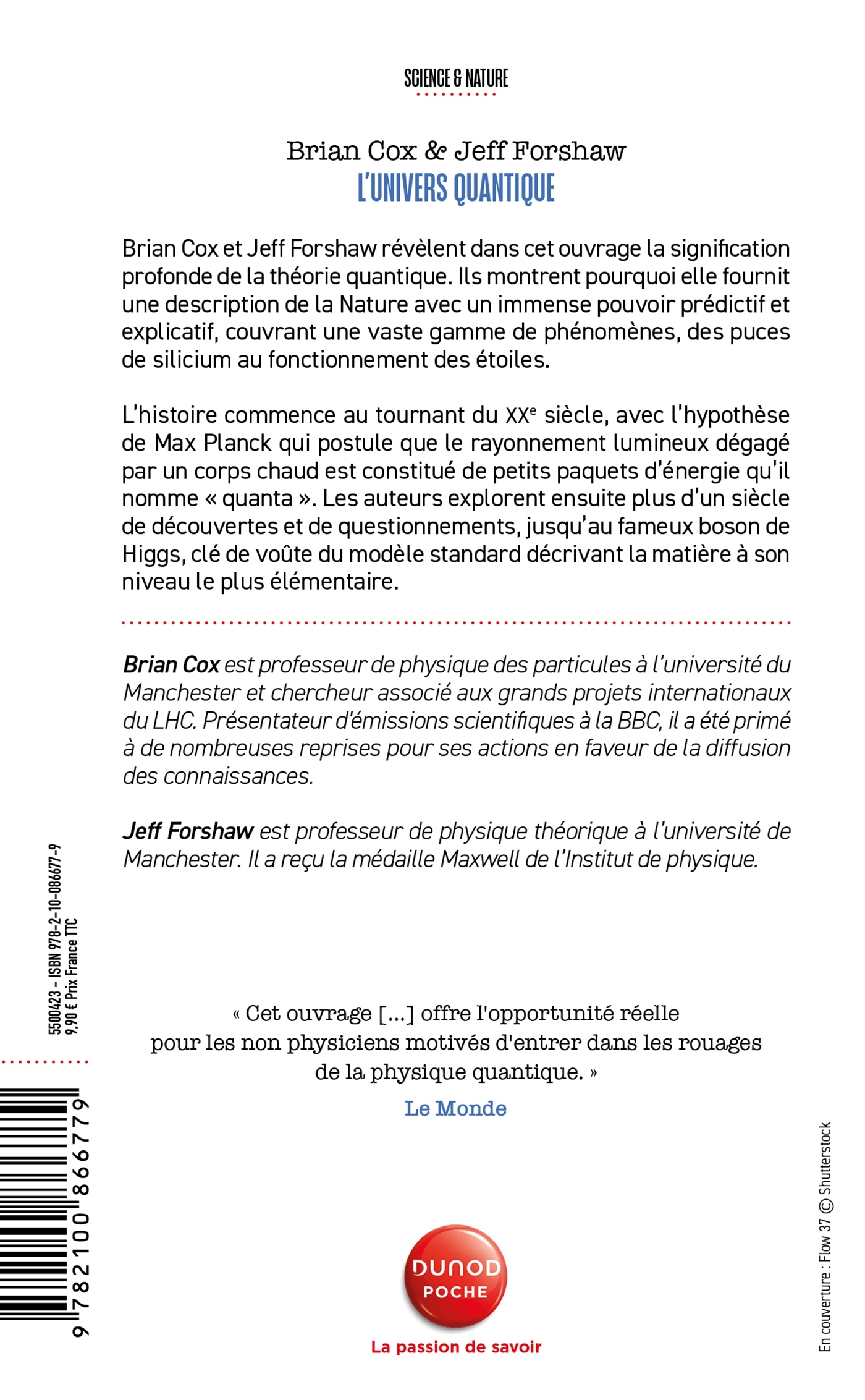 L'univers quantique - Brian Cox, Jeff Forshaw - DUNOD