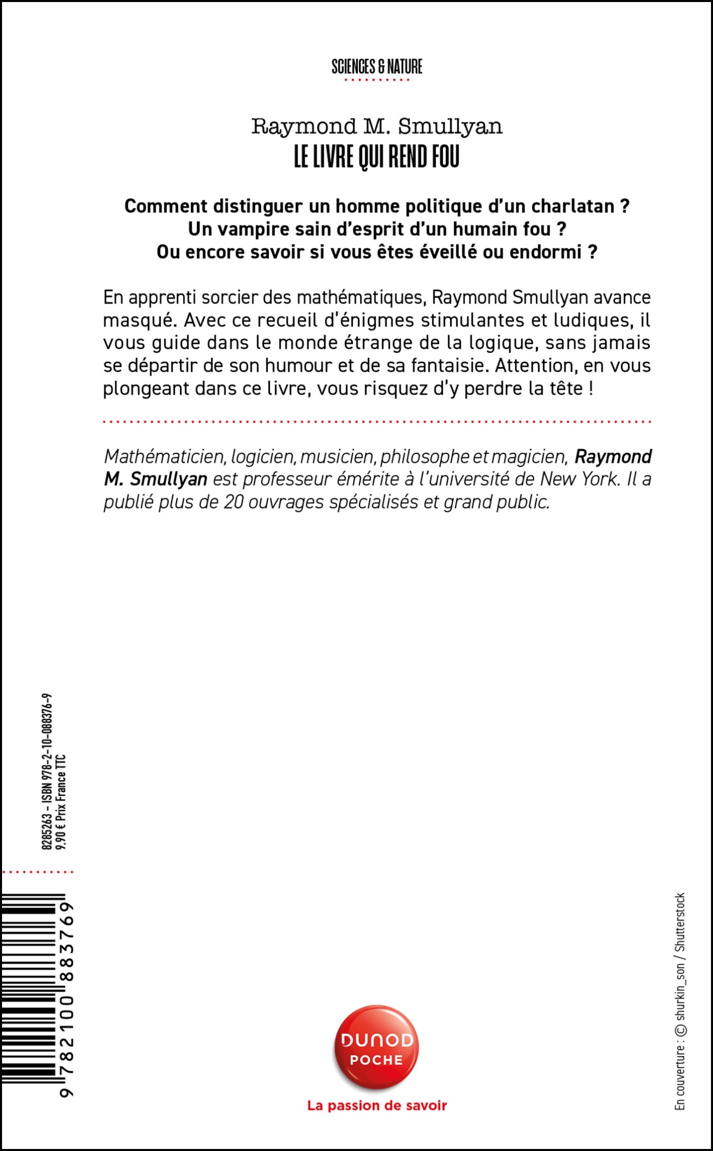 Le livre qui rend fou - Raymond M. Smullyan - DUNOD