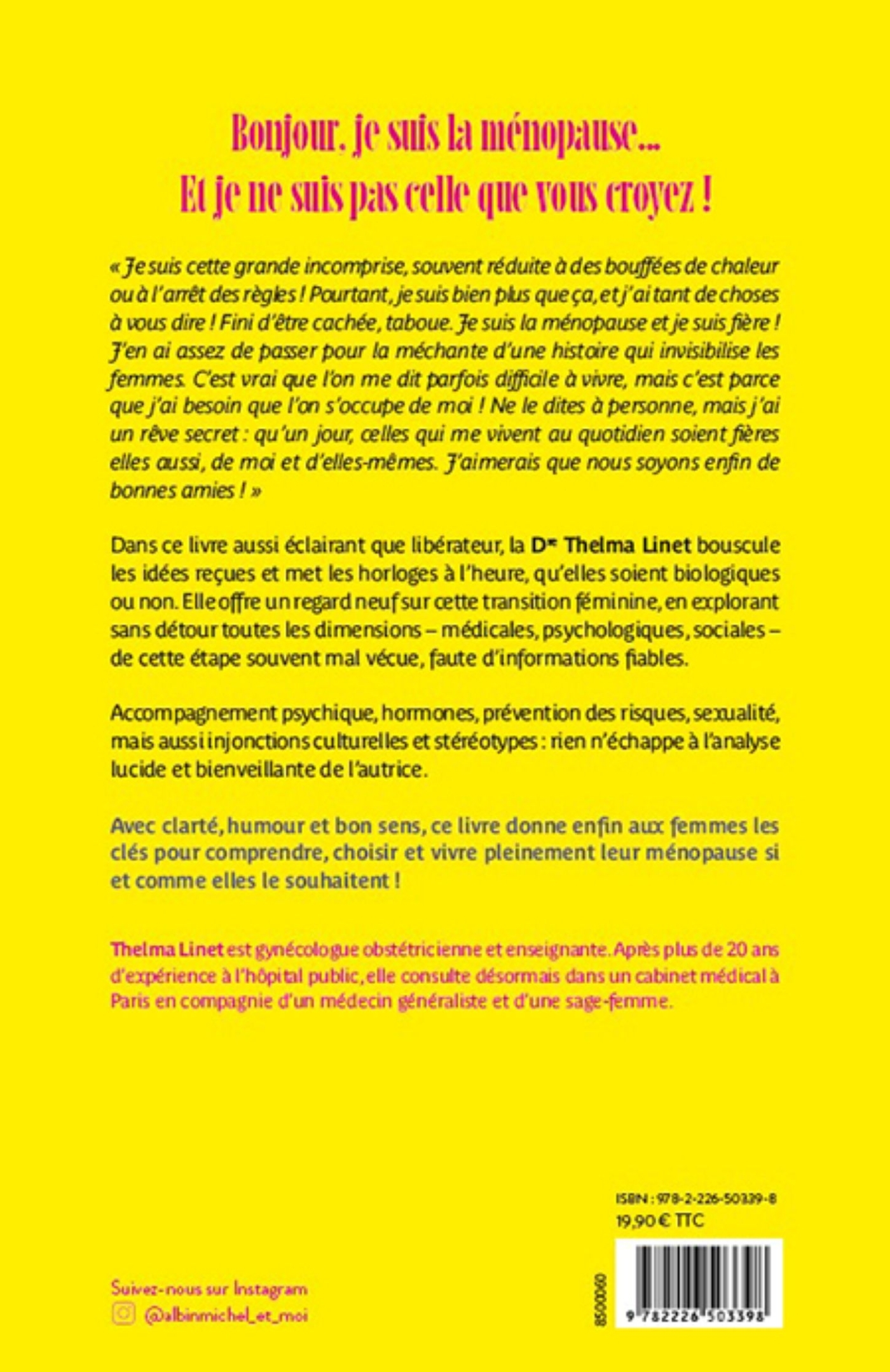 La Ménopause, si je veux ! - Thelma Linet - ALBIN MICHEL