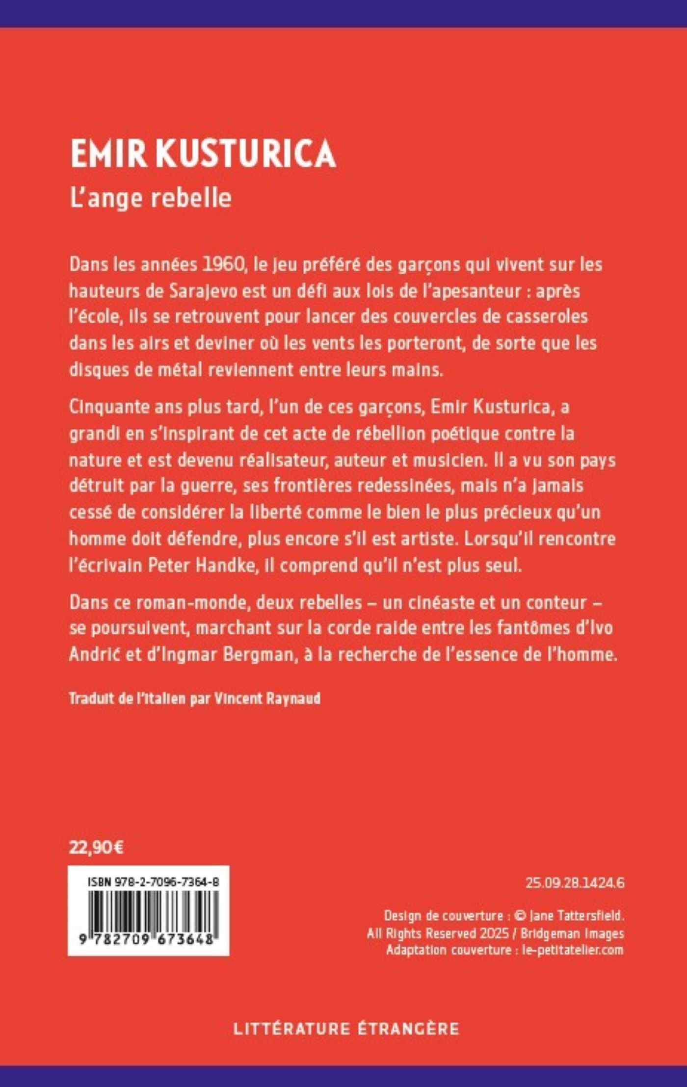 L'ange rebelle - Emir Kusturica - LATTES