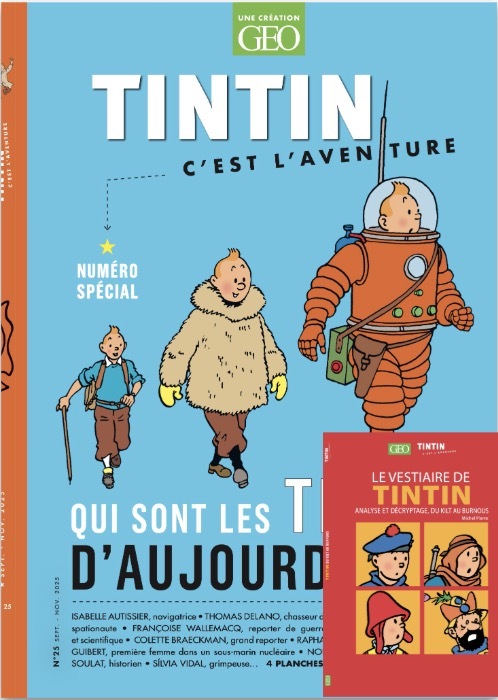 Tintin c'est l'aventure n°25 - Qui sont les Tintin d'aujourd'hui ? - Offre jumelée -  Collectif - GEO MOULINSART